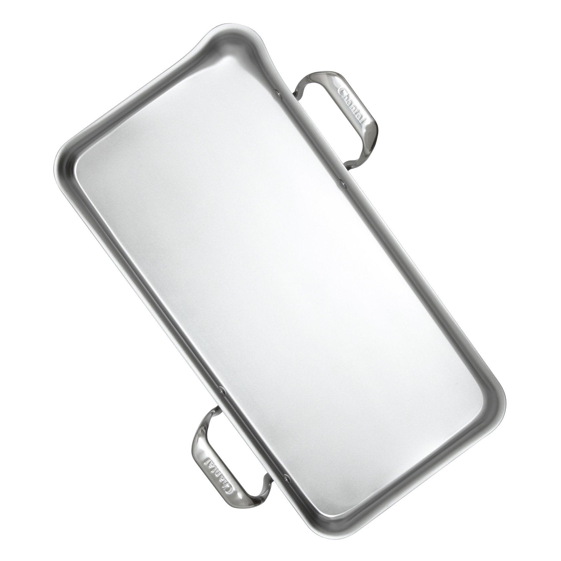 Chantal Stainless Steel Griddle, 19'' X 9.5'' (Brushed Stainless Steel)