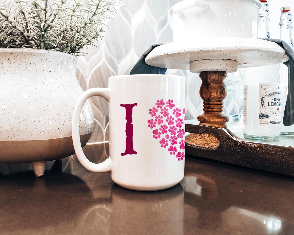 'Caroline's Treasures SS4761-PK-CM15 French Bulldog Microwavable Ceramic Coffee Mug, 15 oz, Multicolor''