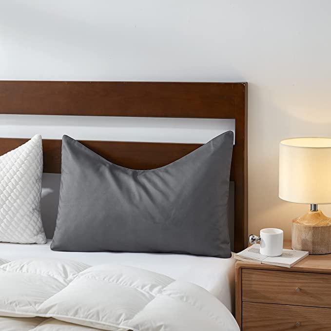 Solid Dark Grey Pillow Case