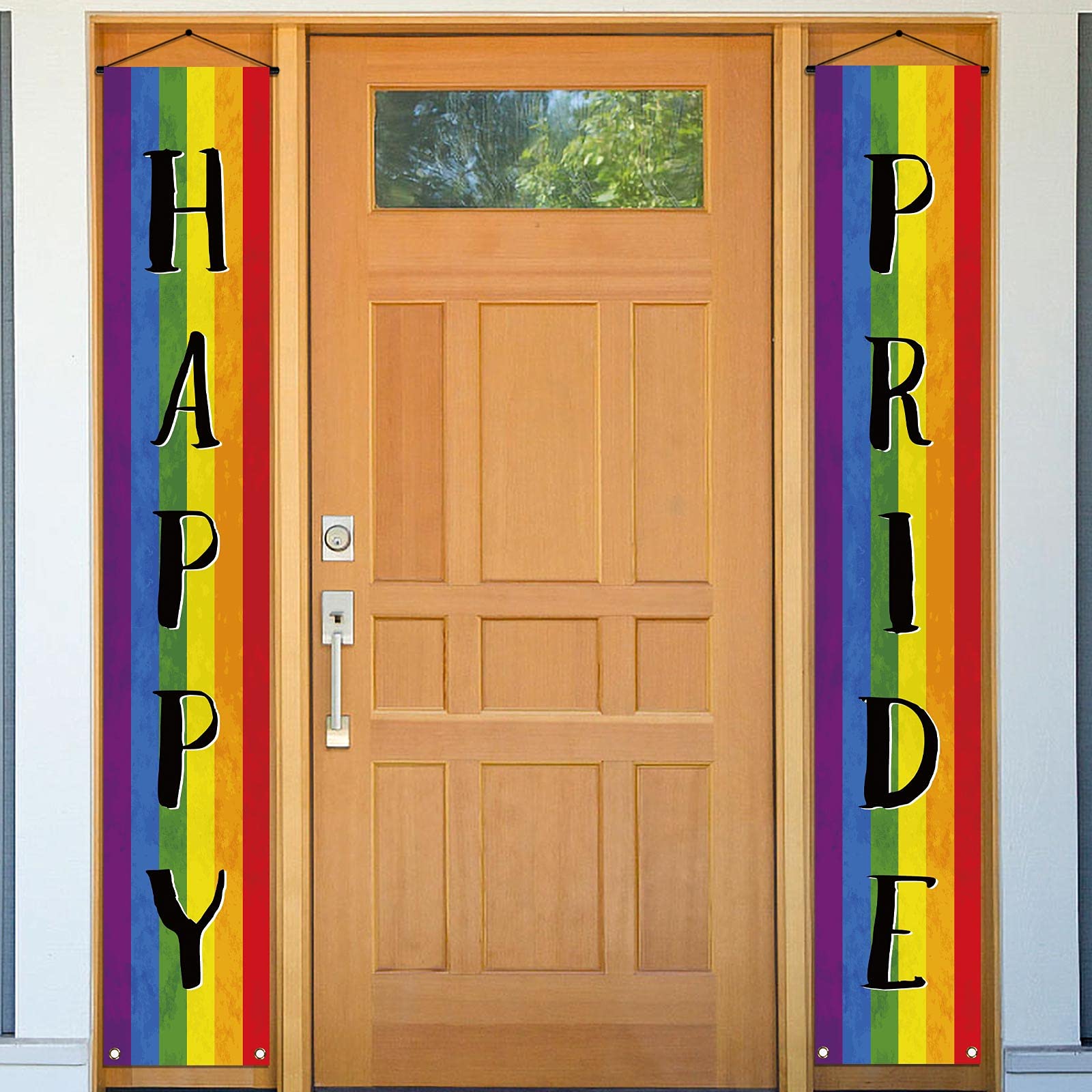 Gay Pride Decoration Outdoor Happy Pride Porch Banner Lgbt Pride Day Pride Month Pride Prom Rainbow Party Decoration And Supplie