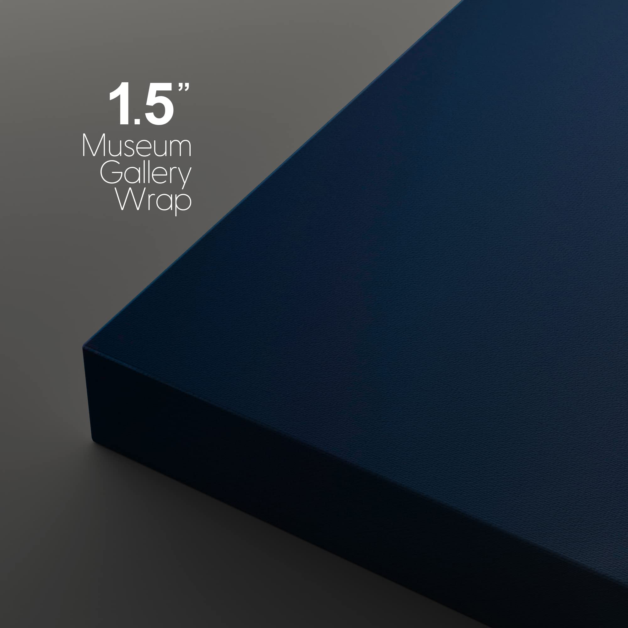 Wall26 - 3 Piece Canvas Wall Art - The Moon Rising Over The Forest And Meadow In The Cold And Misty Morning - Modern Home Art St