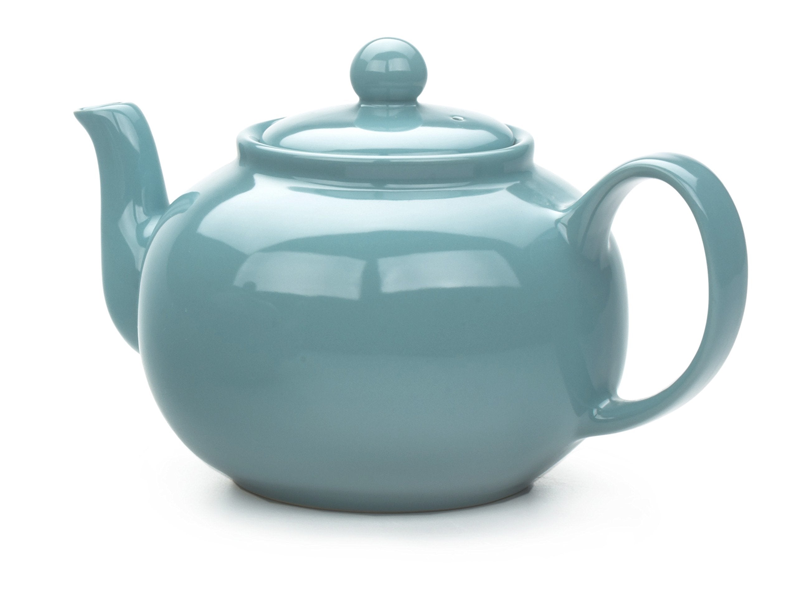 RSVP International Stoneware Teapot  Turquoise
