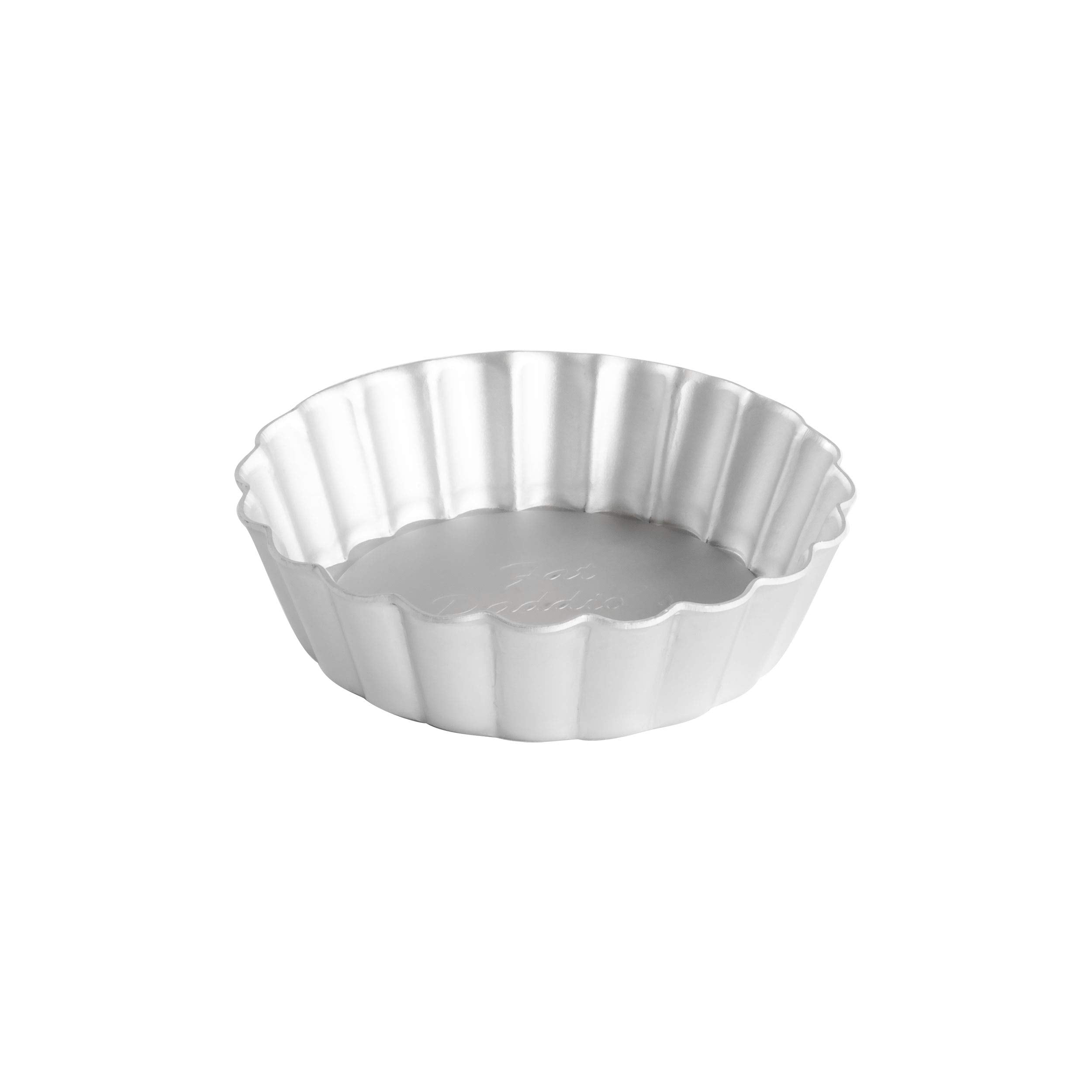 Fat Daddio'S Pft-375 Round Fluted Tart Pan With Removable Bottom, 3.75 X 1 Inch