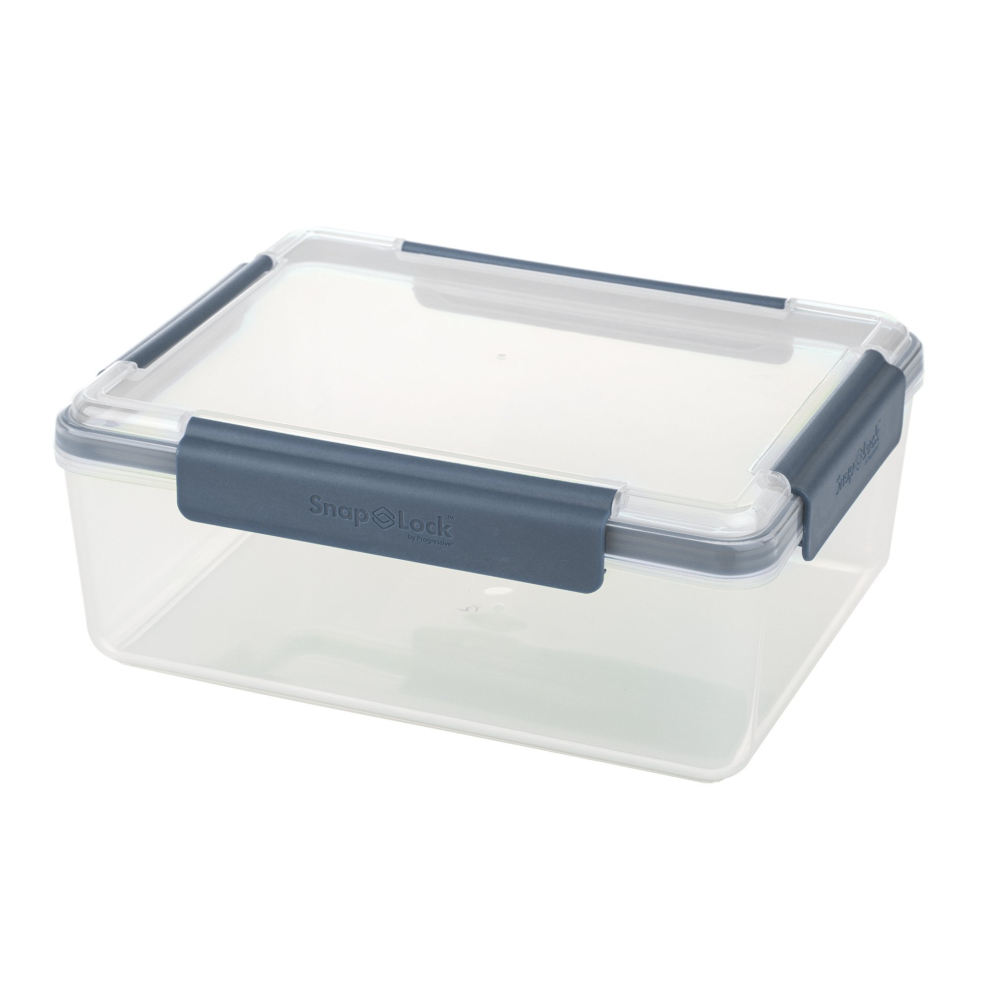 SnapLock by Progressive 20-Cup Container - Gray  SNL-1011GY Easy-To-Open  Leak-Proof Silicone Seal  Snap-Off Lid  Stackable  BPA FREE