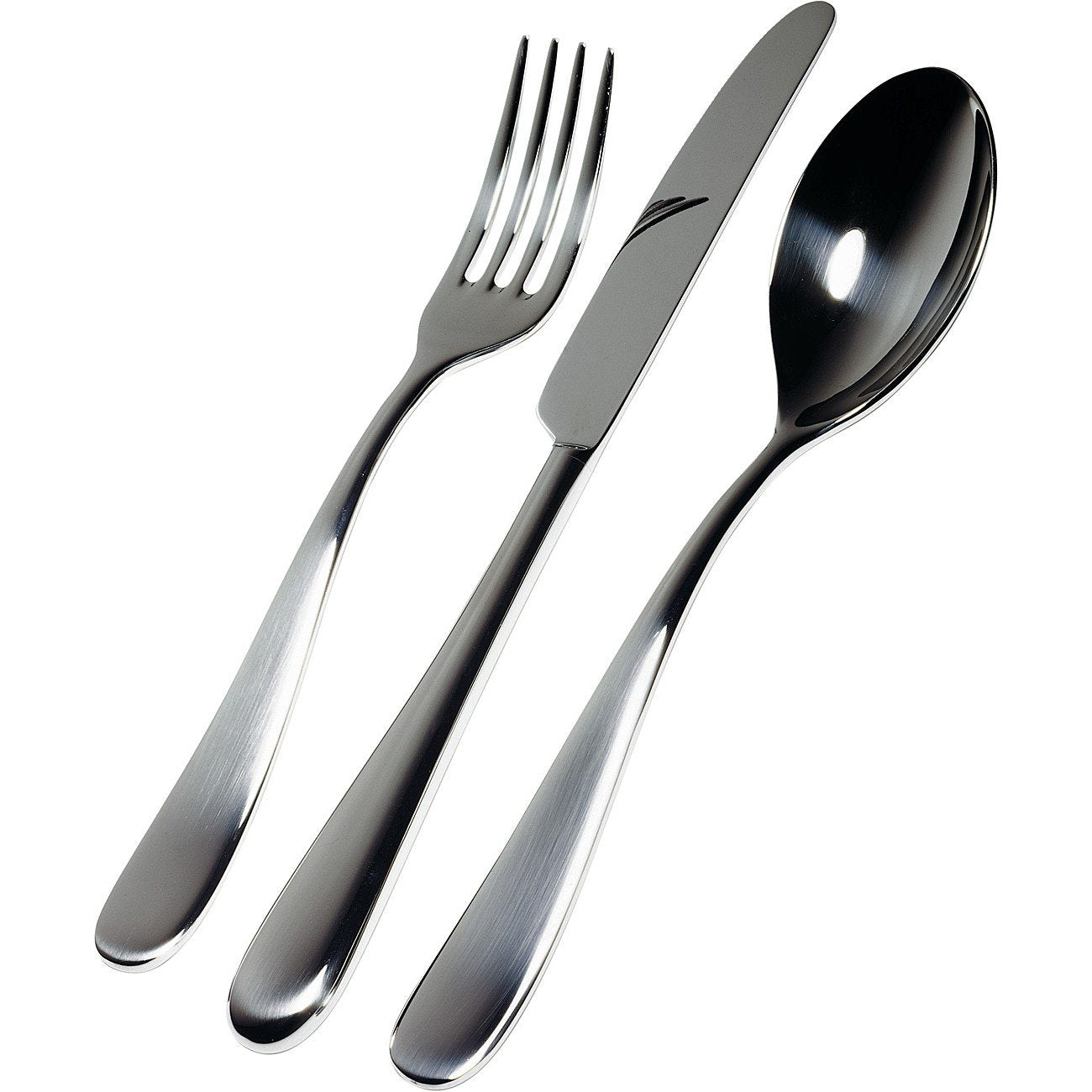 Alessi ''Nuovo Milano'' 60-1/2-Inch Pastry Fork, Set Of 6