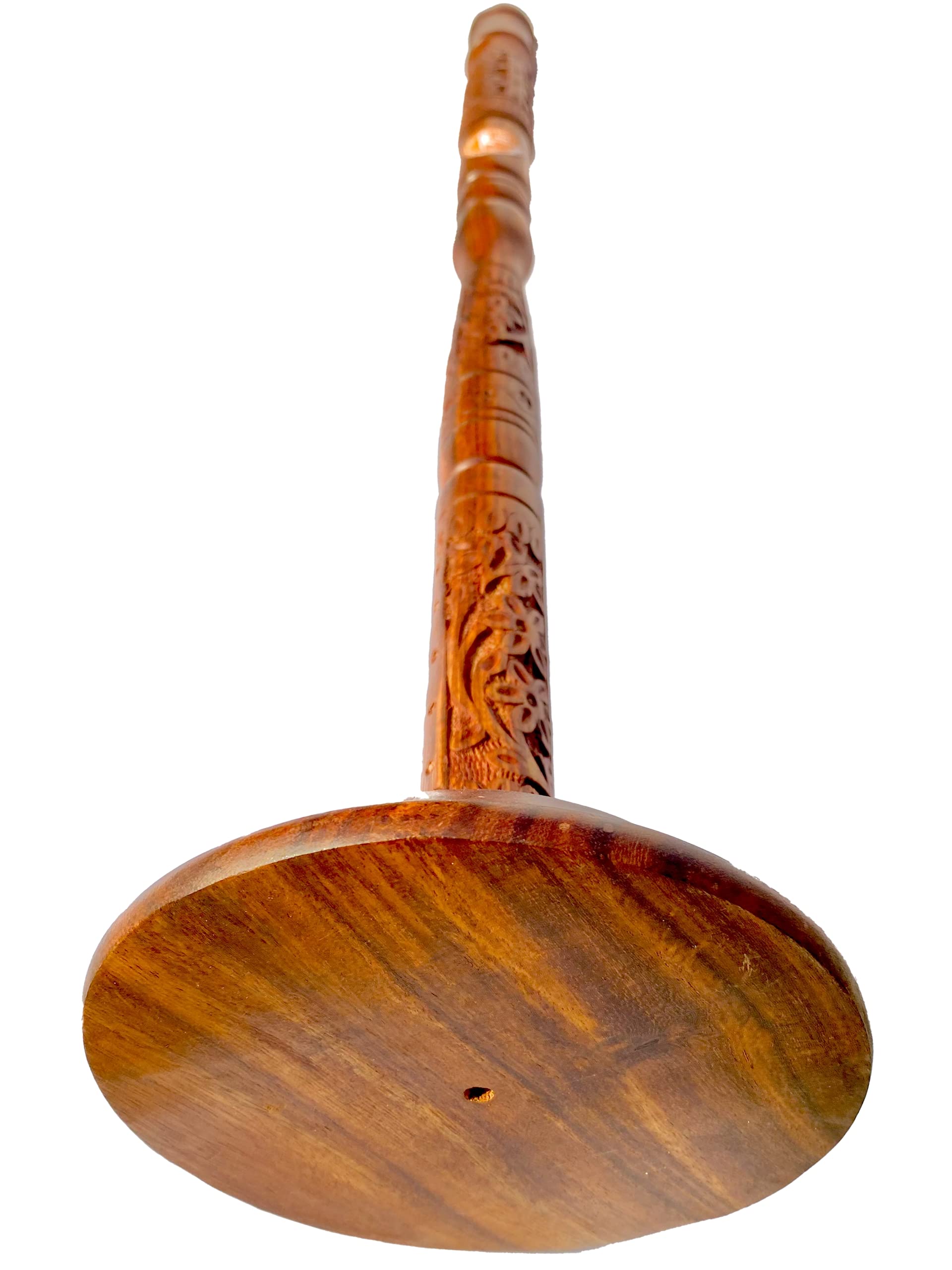 The Yogis Trataka Candle Stand for Opening Third Eye Meditation with Brass Diya and Eye Wash Cup