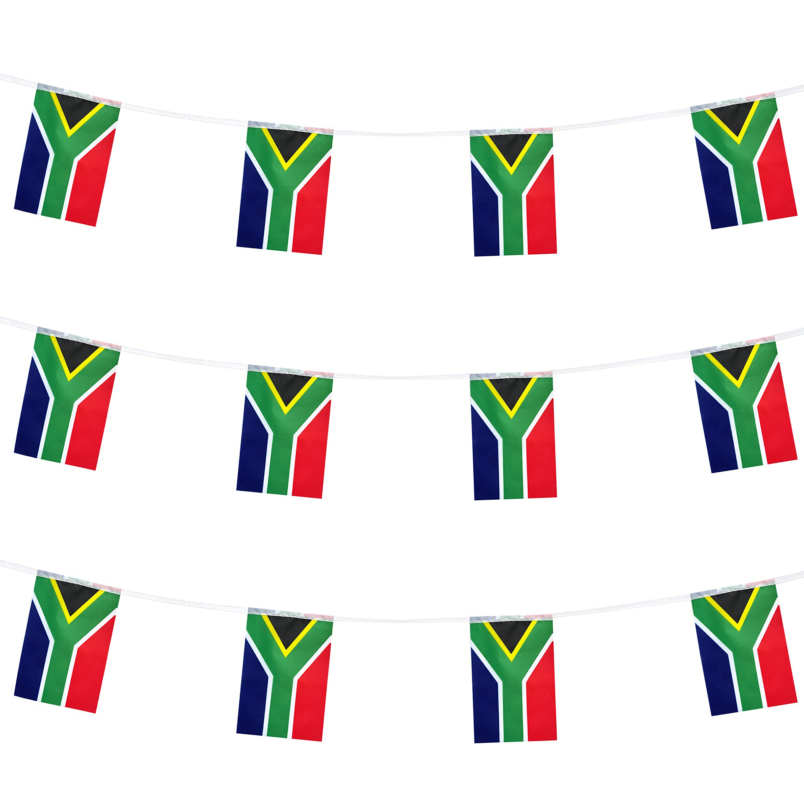 Zxvzyt South Africa South African Flag Banner String,Small Mini South Africa Pennant Flags,For Grand Opening,Olympics,National S