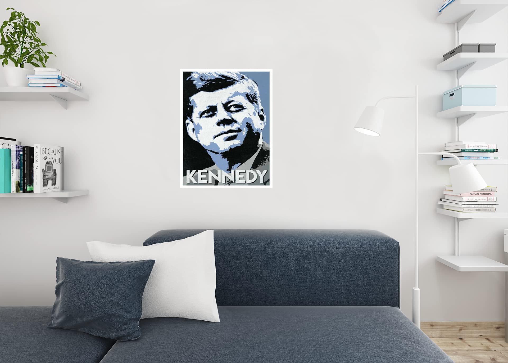 President John F Kennedy Pop Cool Wall Art Print Poster 24X36