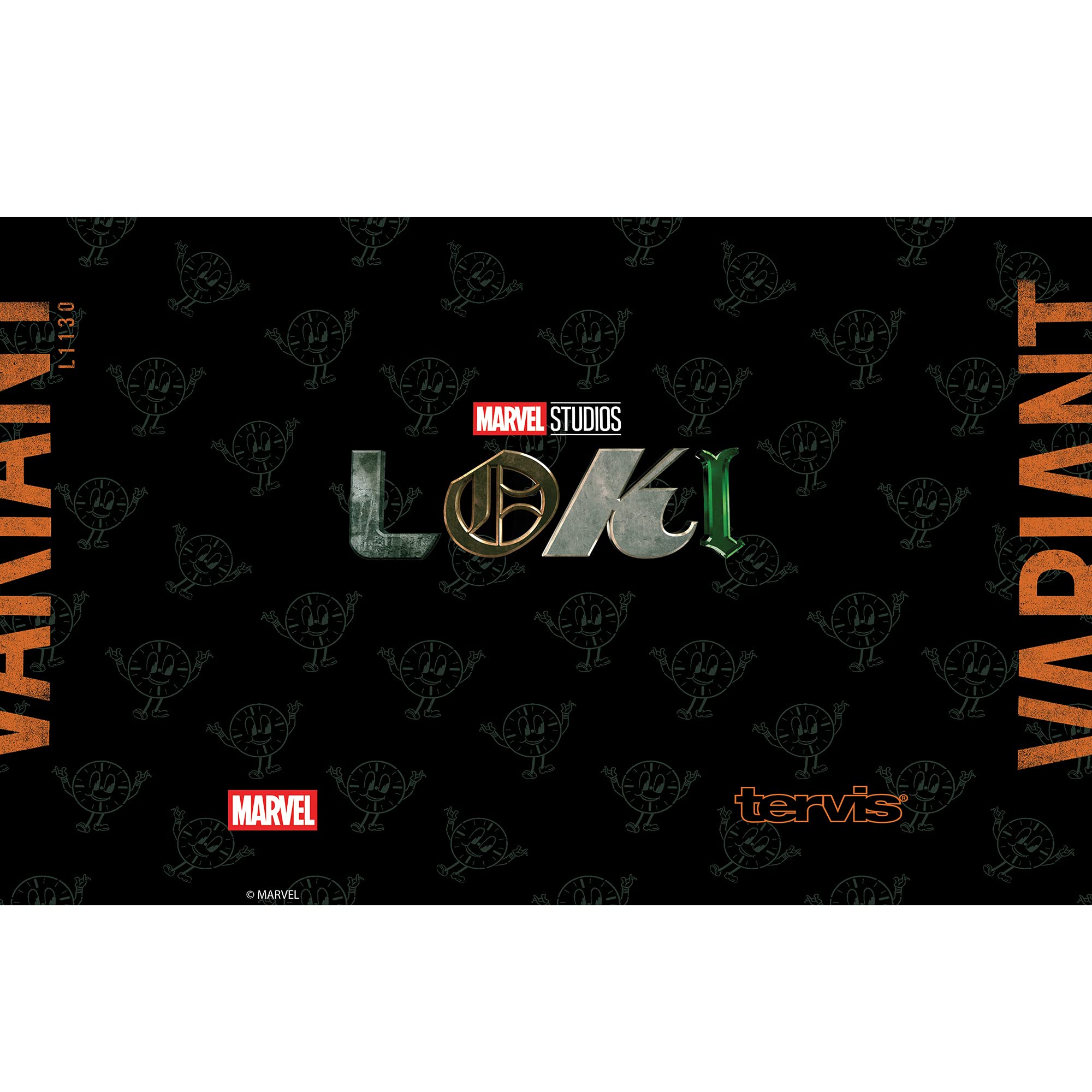 Tervis Marvel Loki Variant Triple Walled Insulated Tumbler Travel Cup Keeps Drinks Cold & Hot, 20Oz Legacy, Stainless Steel, 1 C