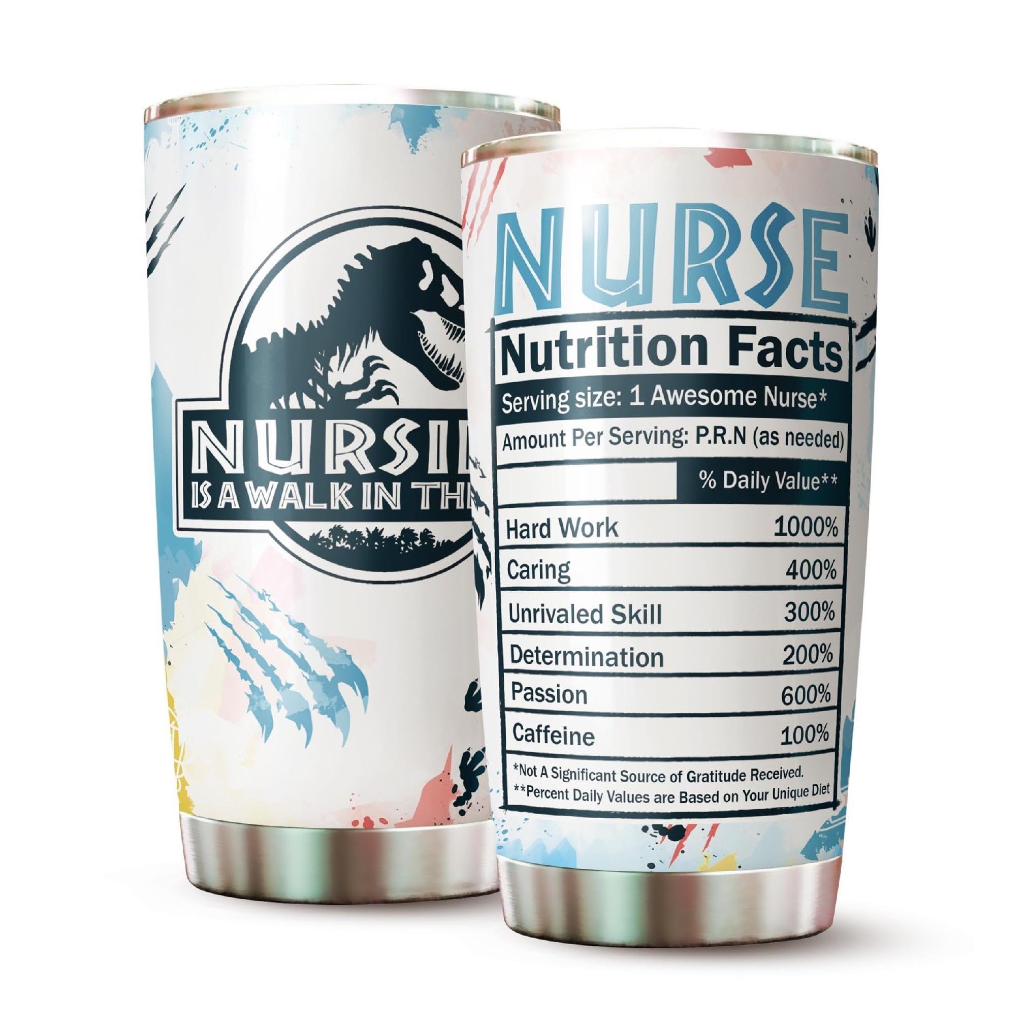 WOOKOO Nurse Tumbler - Gifts for Nurse on Christmas, Birthday - Gifts For Nurses Women - Nursing Gifts For Women - Nurses Week G