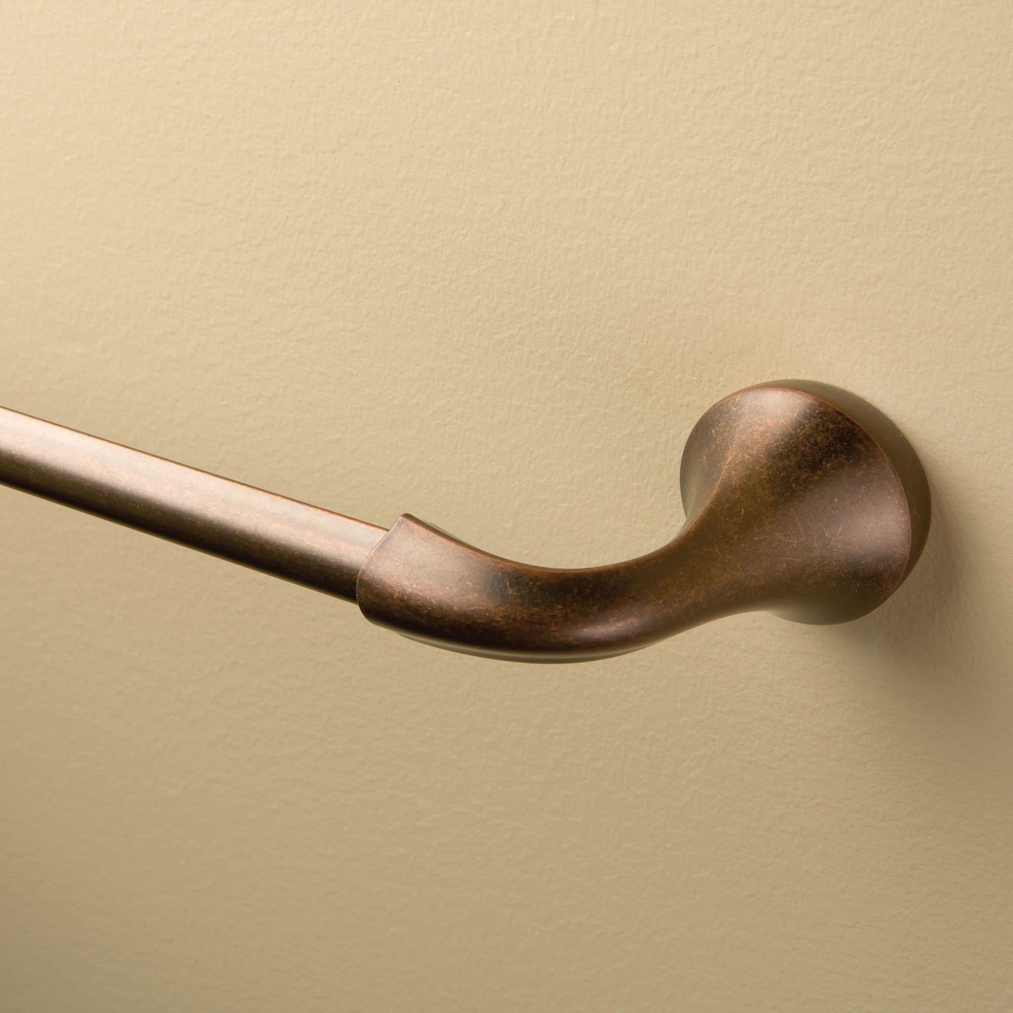 Moen Eva Oil Rubbed Bronze 18-Inch Single Towel Bar, Yb2818Orb