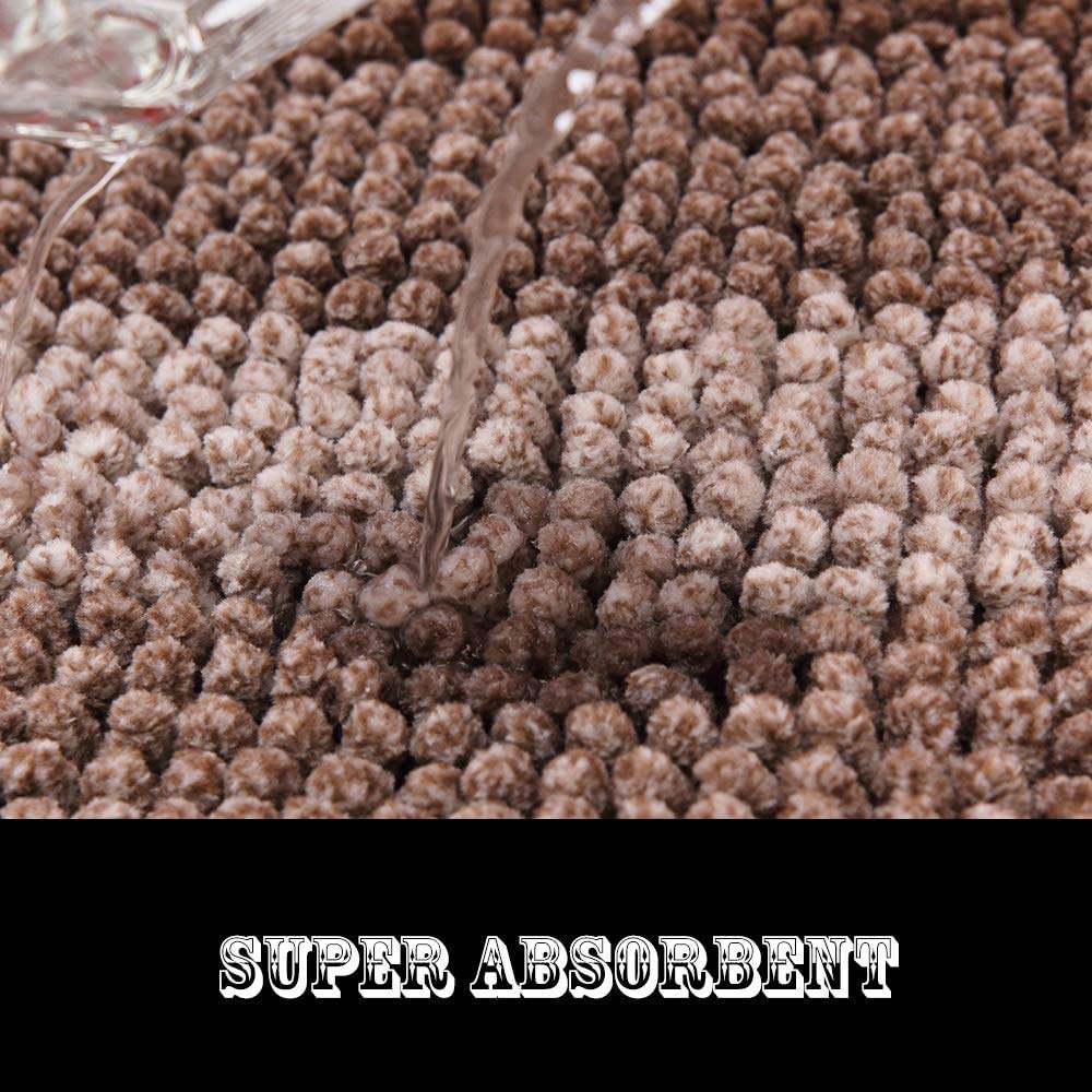 Cosy Homeer Bath Rugs Made Of 100% Polyester Extra Soft And Non Slip Bathroom Mats Specialized In Machine Washable And Water Abs