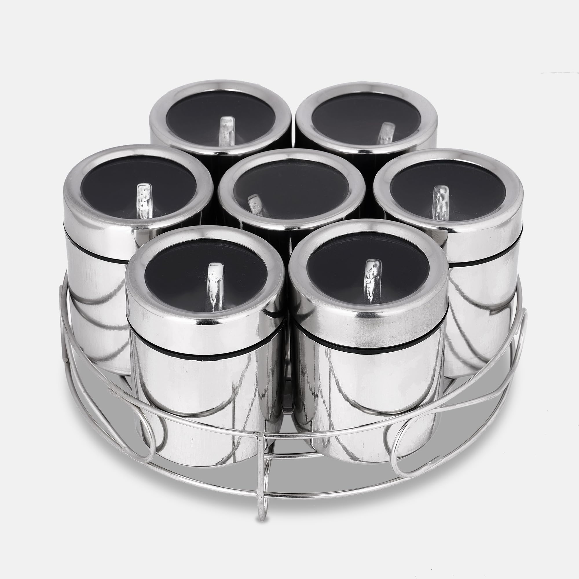 Visaxmi Spice Box Stainless Steel | Masala Box For Kitchen | Masala Dabba Steel | Spice Organizer | Spice Container | Steel Cont