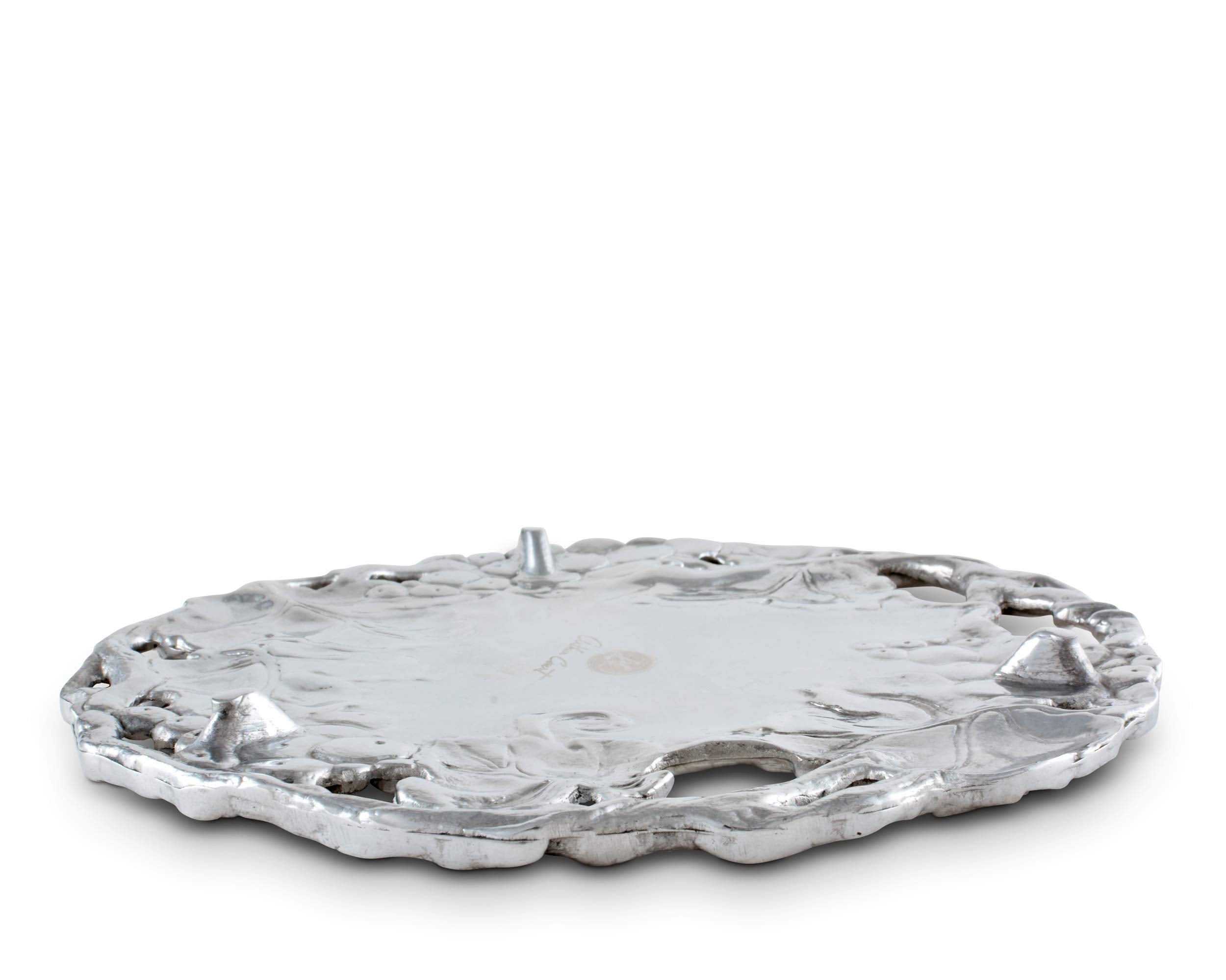 Arthur Court Metal Grapevine Trivet Classic Grape Pattern Detailly Sand Casted Aluminum With Artisan Quality Hand Polished Hot P