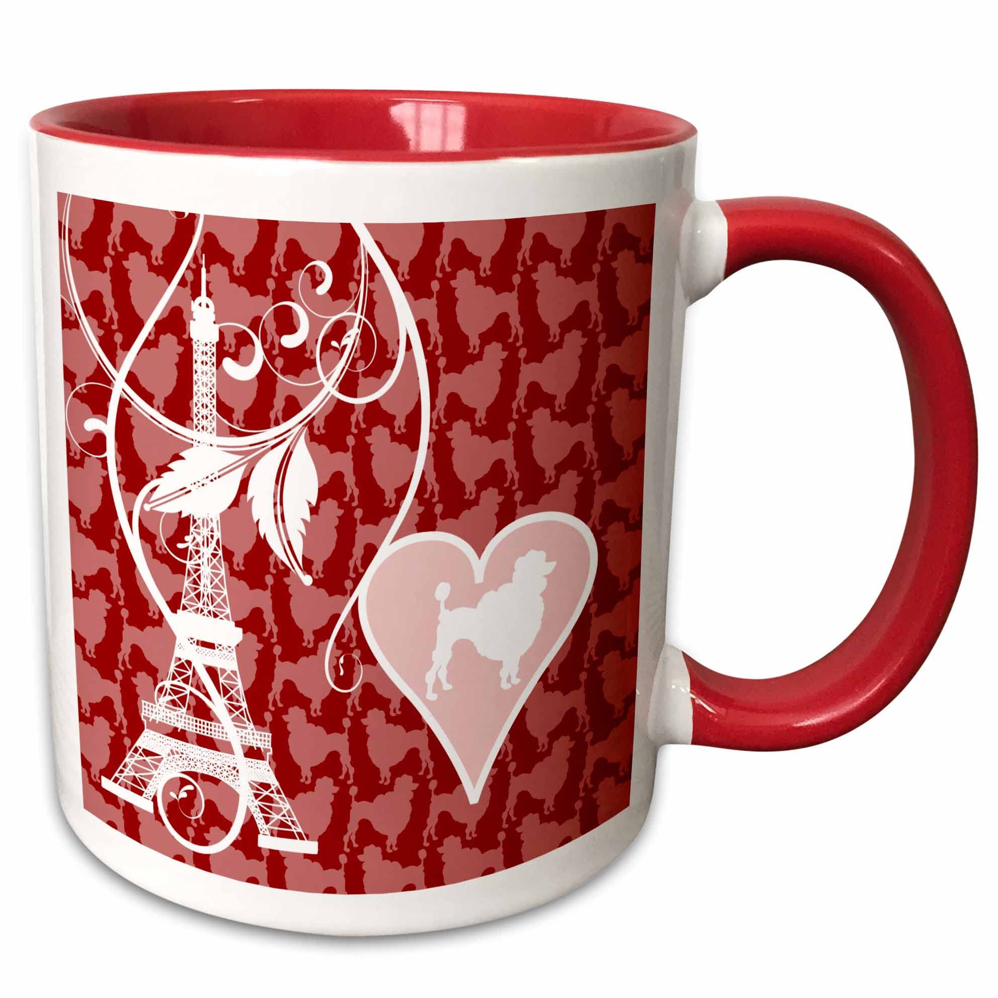 3dRose Photograph Of Colorful Jelly Beans Mug, 11 oz, White/Red