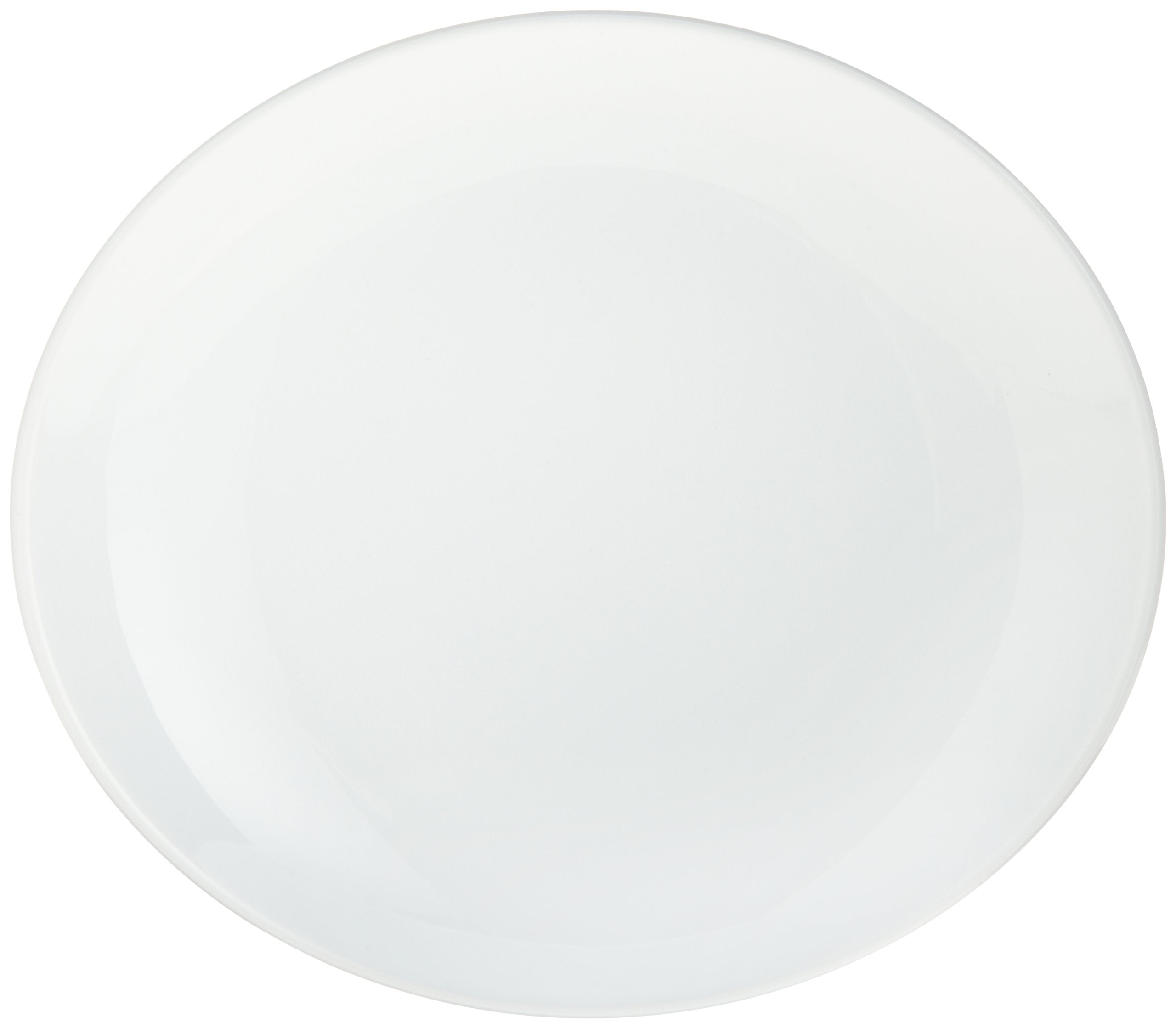 Pillivuyt Eden 11-1/2-Inch by 10-Inch Oval Porcelain Dinner Plate