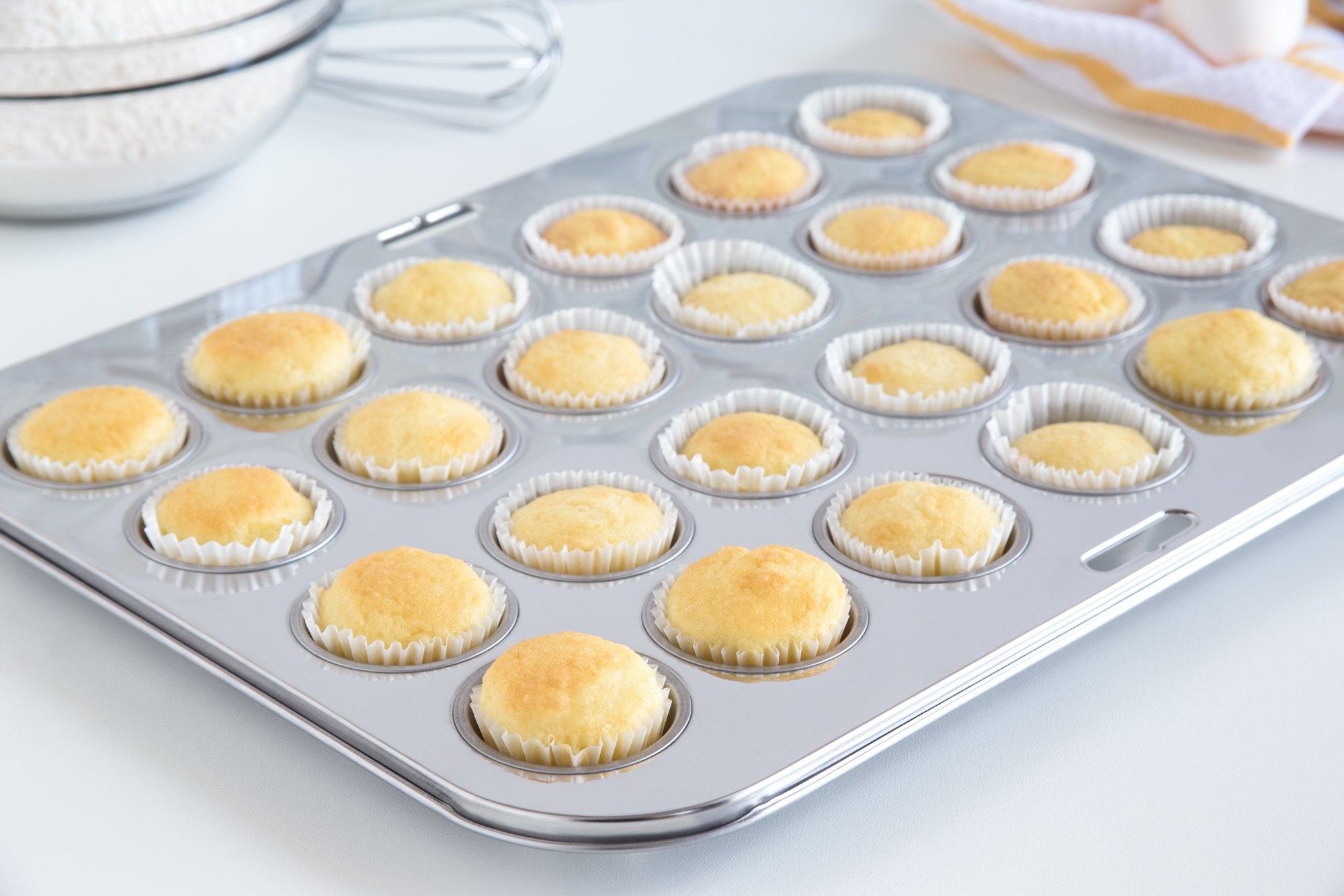 Fox Run Mini Muffin And Cupcake Pan, 10.5 X 13.75 X 1.5 Inches, 24 Cup, Stainless Steel