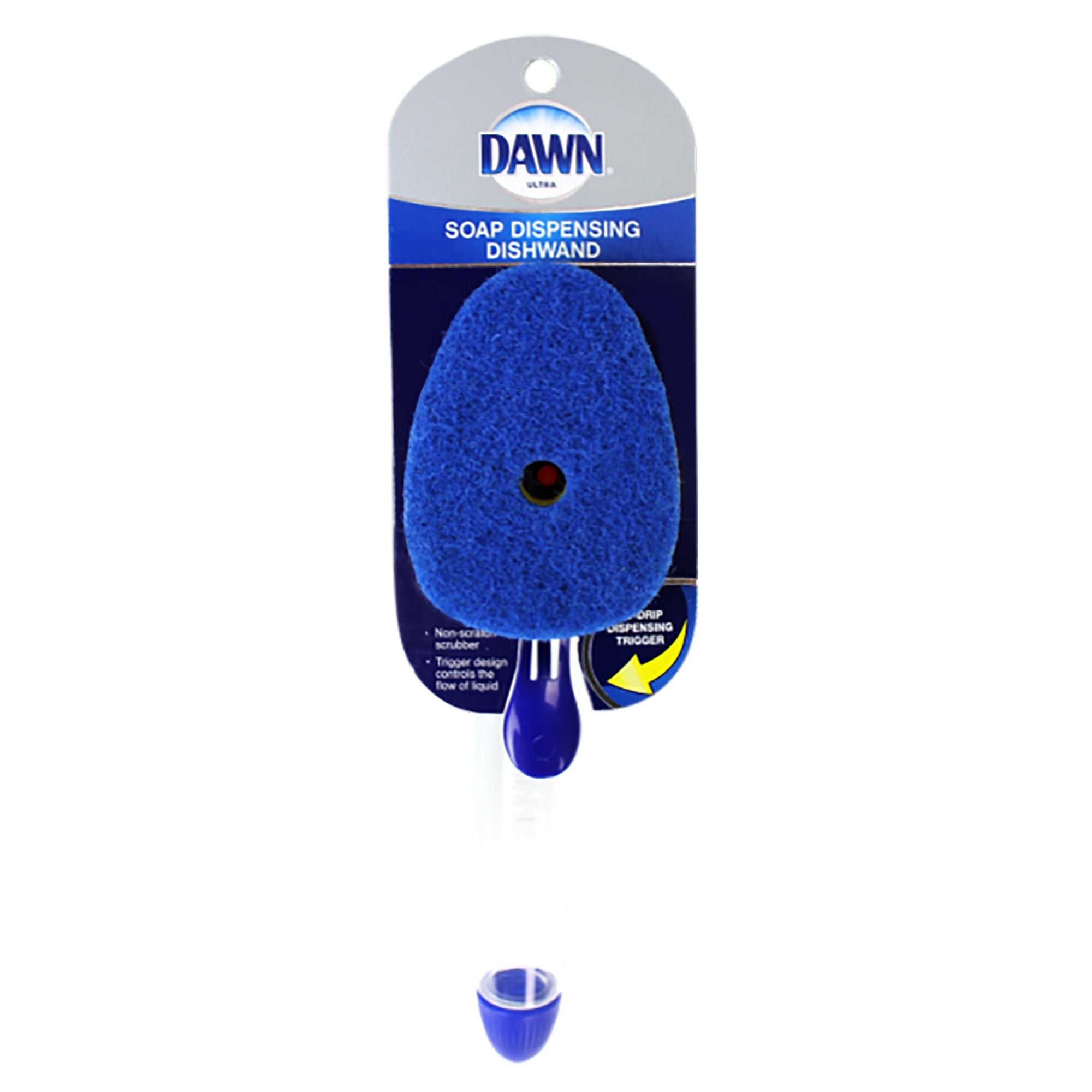 Dawn No- Drip Fillable Dishwand Non-Scratch, Clear