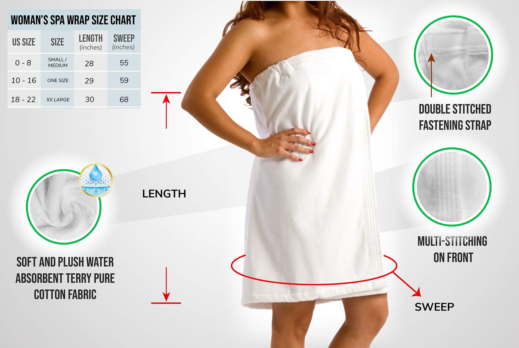 By Lora Personalized Terry Cloth Cotton Womens Cover Up Free Embroidery Purple Xxl