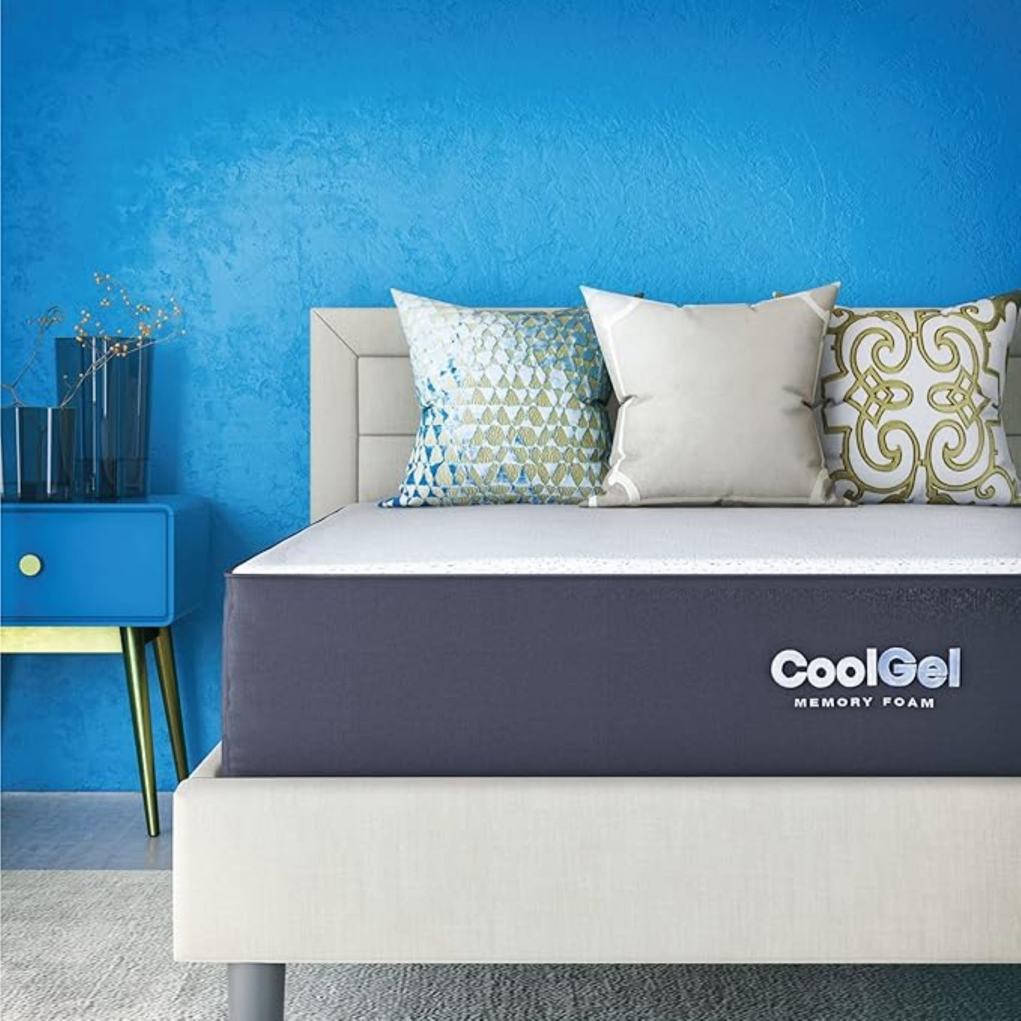 Classic Brands Cool Gel Ventilated Memory Foam 10-Inch Mattress | CertiPUR-US Certified | Bed-in-a-Box  Queen