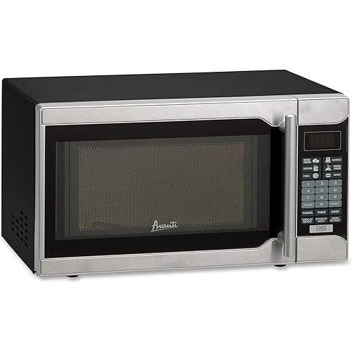 Avanti Mo7103Sst Counter Top Microwave Oven 0.7 Cu. Ft. Black/Stainless Steel