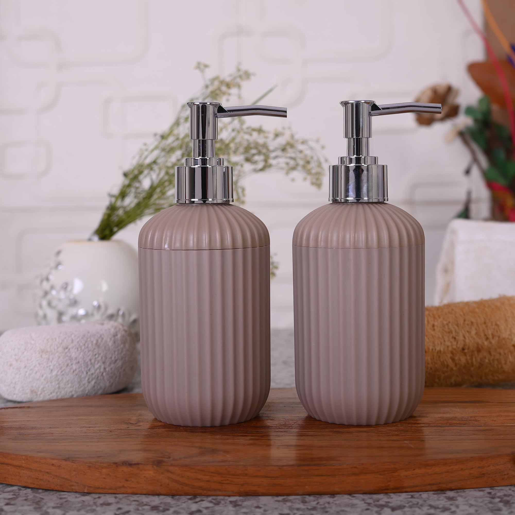 Shenron Refillable Hand Soap Dispenser 250Ml | Unbreakable Liquid Soap/Shampoo/Hand Wash/Sanitizer/Lotion Dispenser Plastic Bott