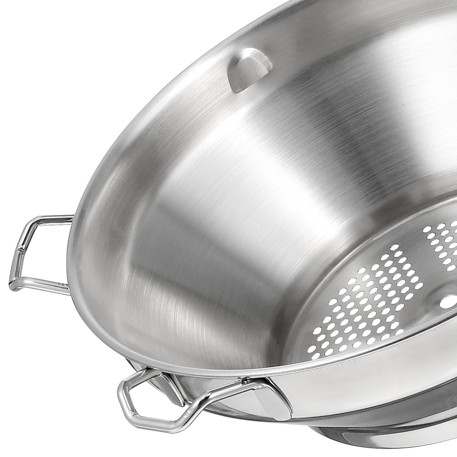 Upkoch Ergonomic Rotary Food Stainless Steel Food Mill Hand Crank,Food Stainer For Tomato,Rice Mesher,Fruit Jam,Vegetable,Baby F