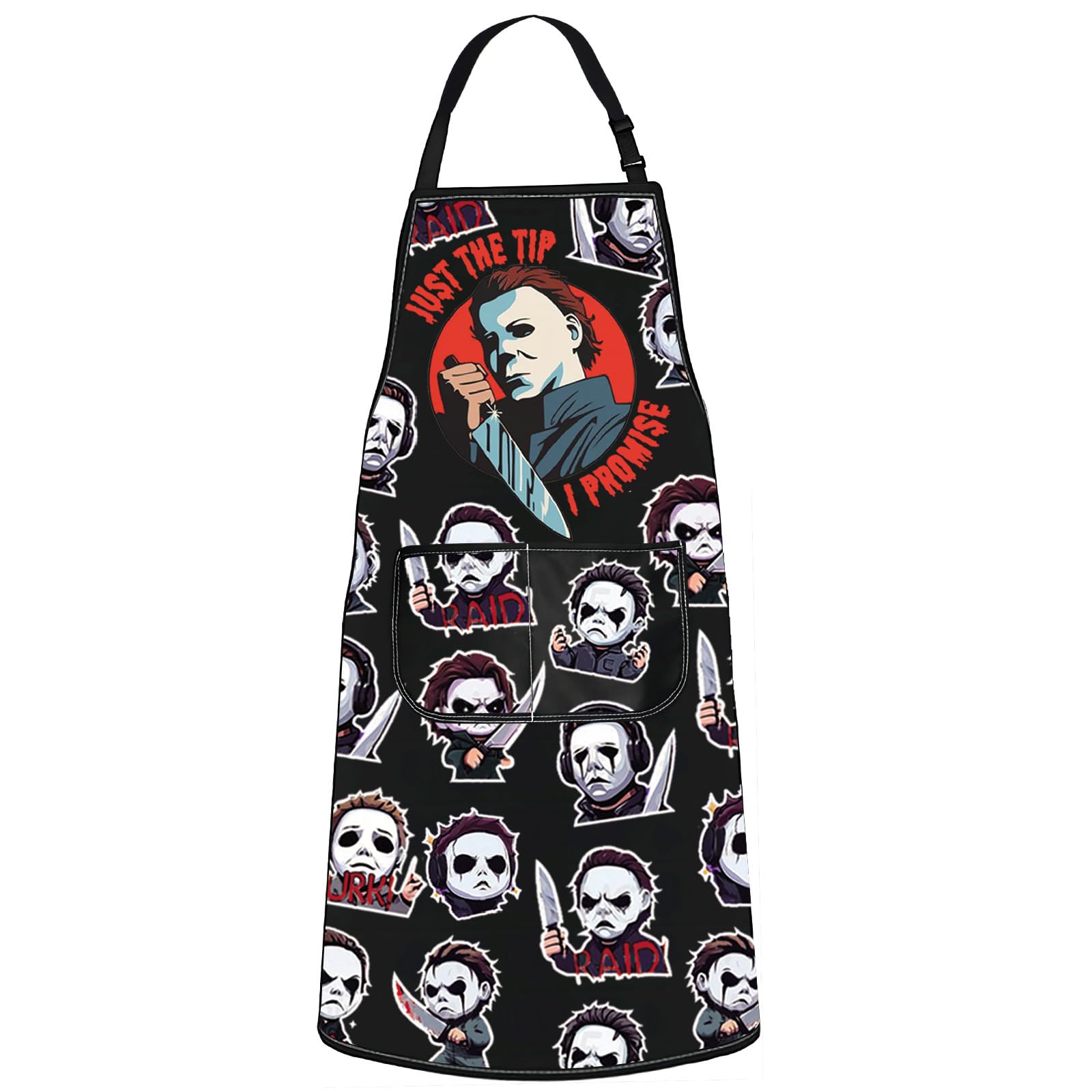 Wzmpa Michael Kitchen Apron Michael Killer Gift Just The Tip I Promise Michael Adjustable Apron With Pockets (Just The Tip Ap)