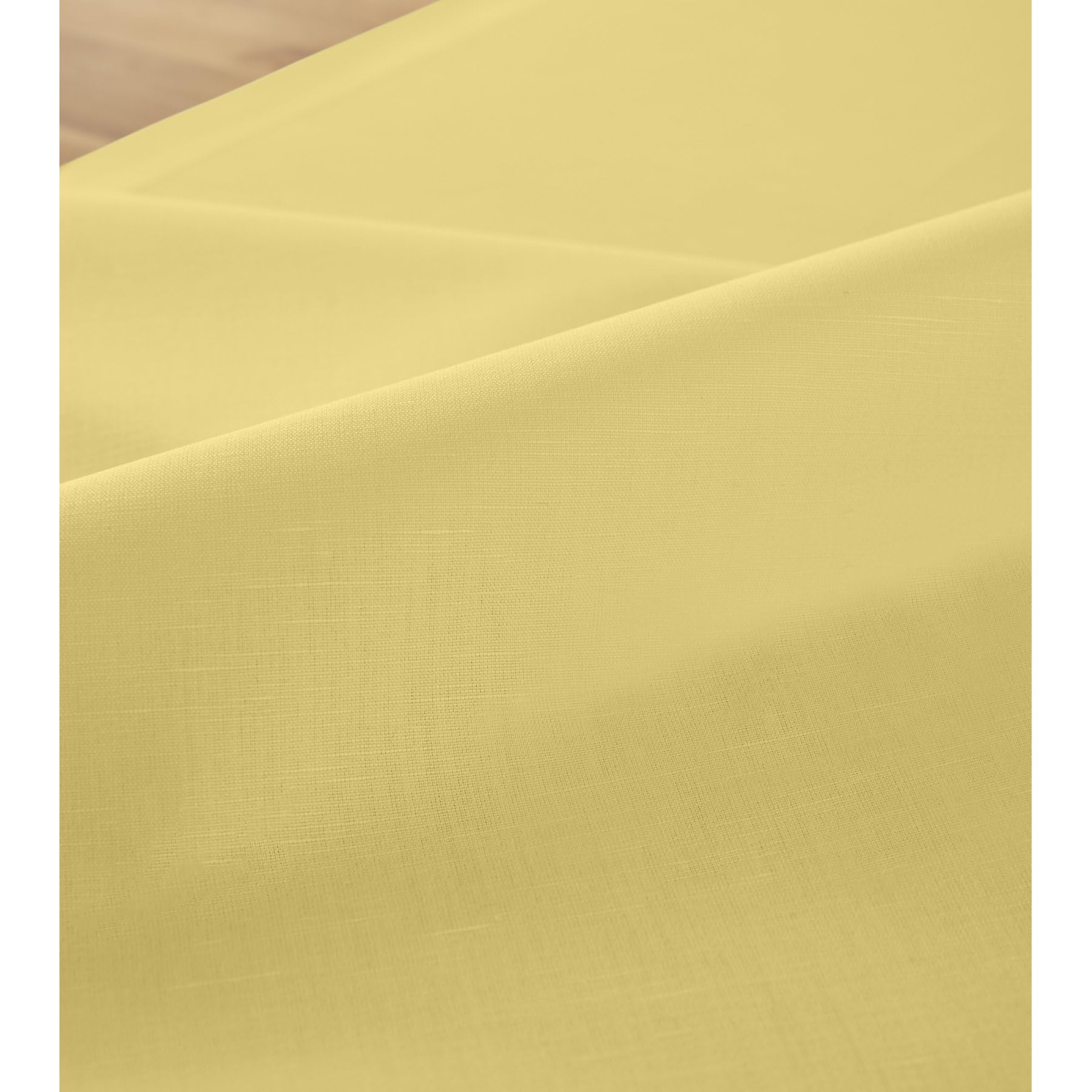 Solino Home Yellow Spring Table Runner 108 Inches Long - Cotton Linen Table Runner 14 X 108 Inch - Machine Washable Dining Table