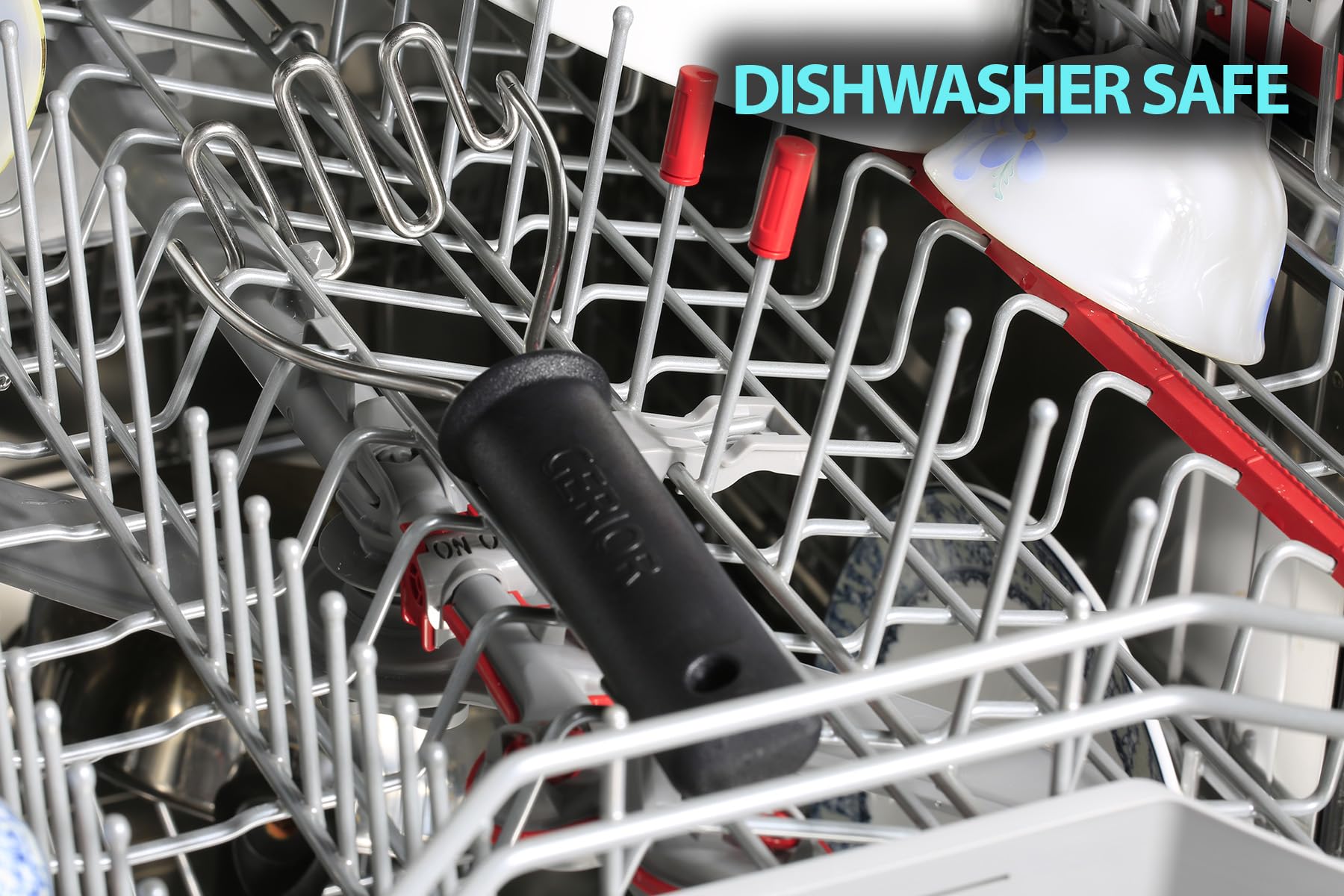 Potato Masher - Stainless Steel Wire Kitchen Tool For Mashing Vegetable, Food, Bean, Avocado - Dishwasher Safe - Small