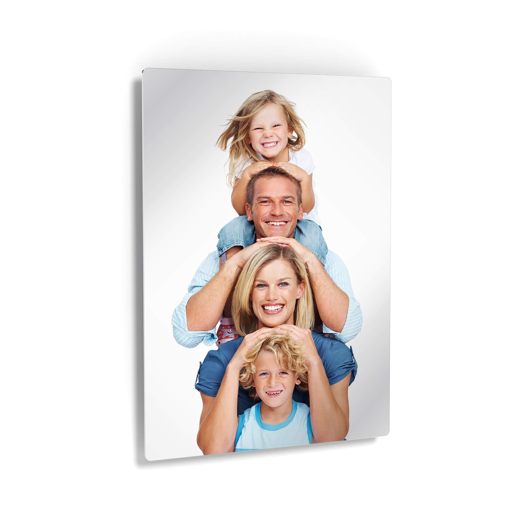 Smile Art Design Custom Metal Personalized Photo Wall Decor Picture Metal Print Put Your Photo On Metal Personalized Photo Print