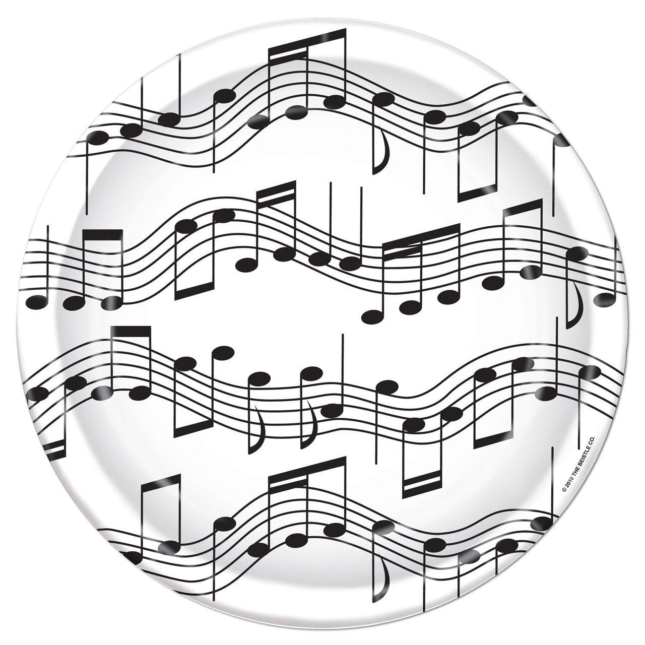 Beistle Musical Notes 7-Inch Plates Pack Of 3
