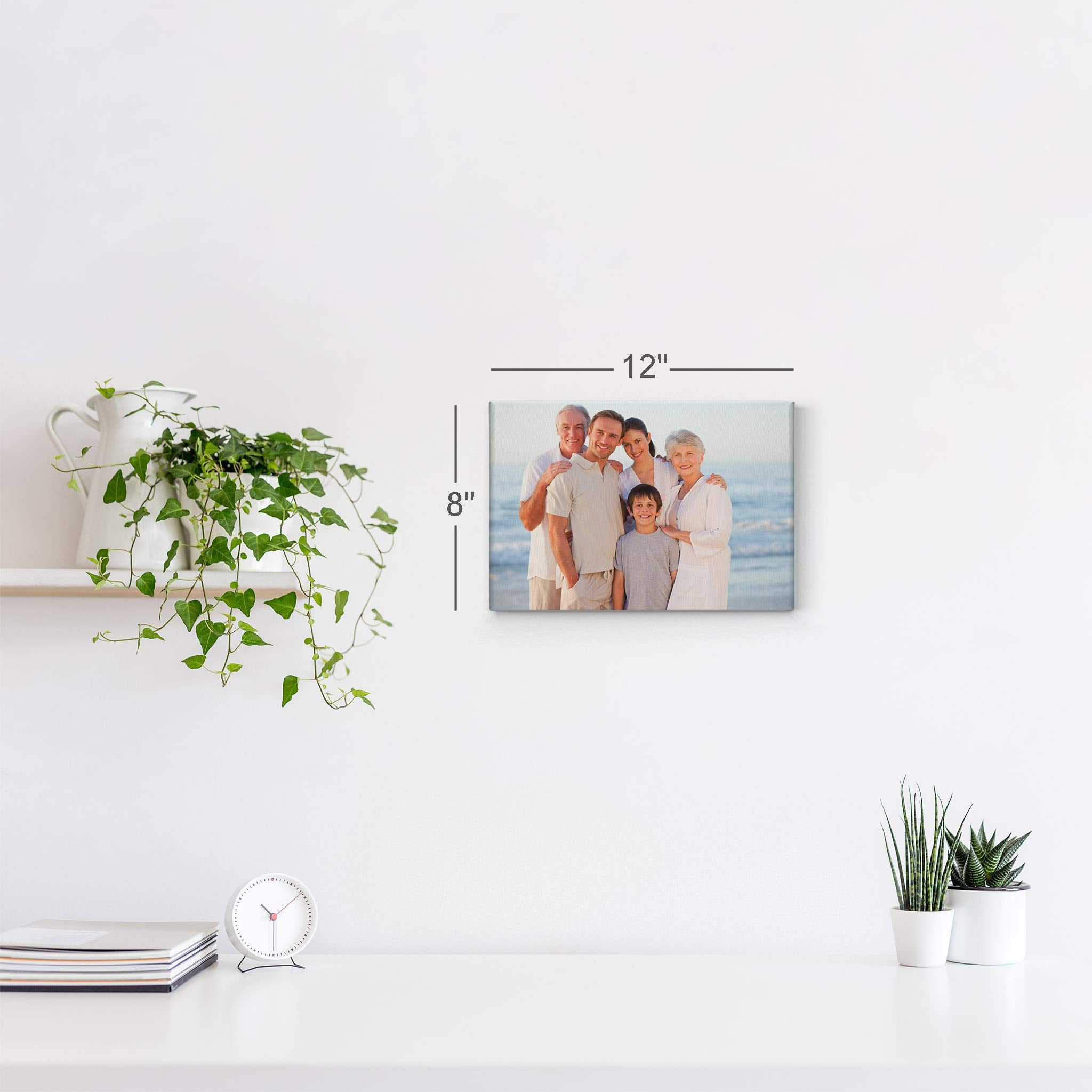 Smile Art Design Custom Canvas Prints with Your Photos  Personalized Canvas Pictures Custom  Custom Canvas Prints  Photo Canvas  Canvas Photo Prints  Personalized Gifts  Canvas Wall Art 15''x22''