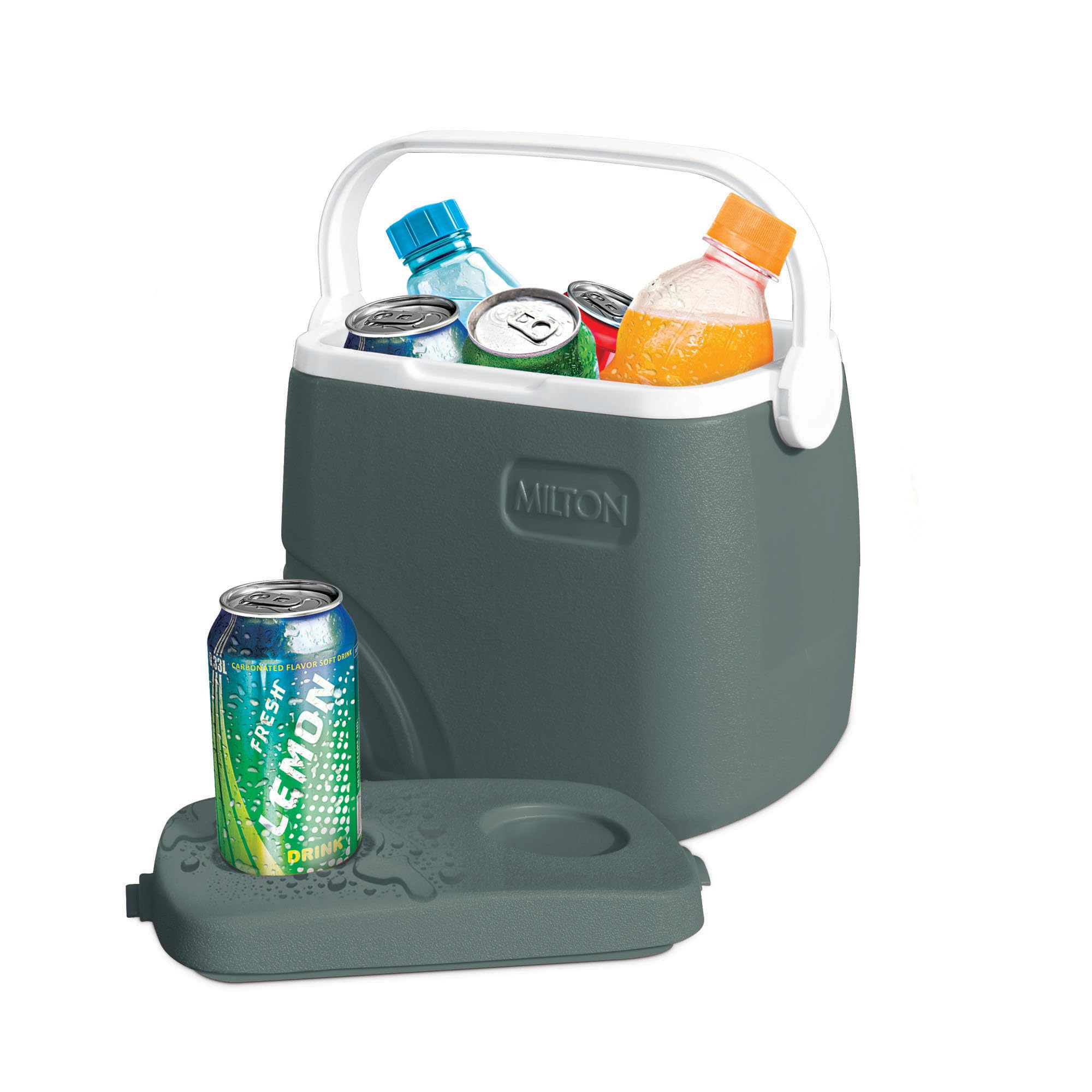 Milton Super Chill 30 Insulated Ice Pail 24 Litres, Dark Green, Ice Box, Ice Storage Bucket, Food Box Fresh Food And Beverage St