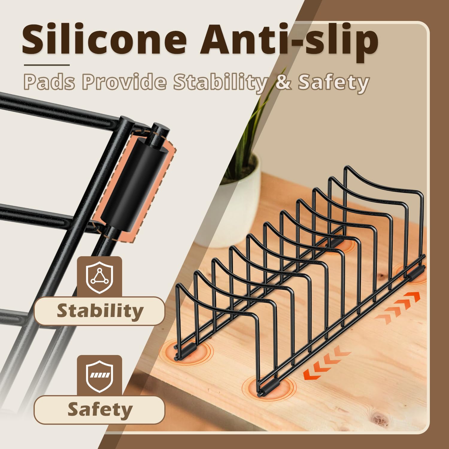 2 Pack Hat Stand for Baseball Caps, Ginyoyo No Install Hat Organizer for 20 Baseball Caps, Tabletop Hat Rack Stand with Anti-sli