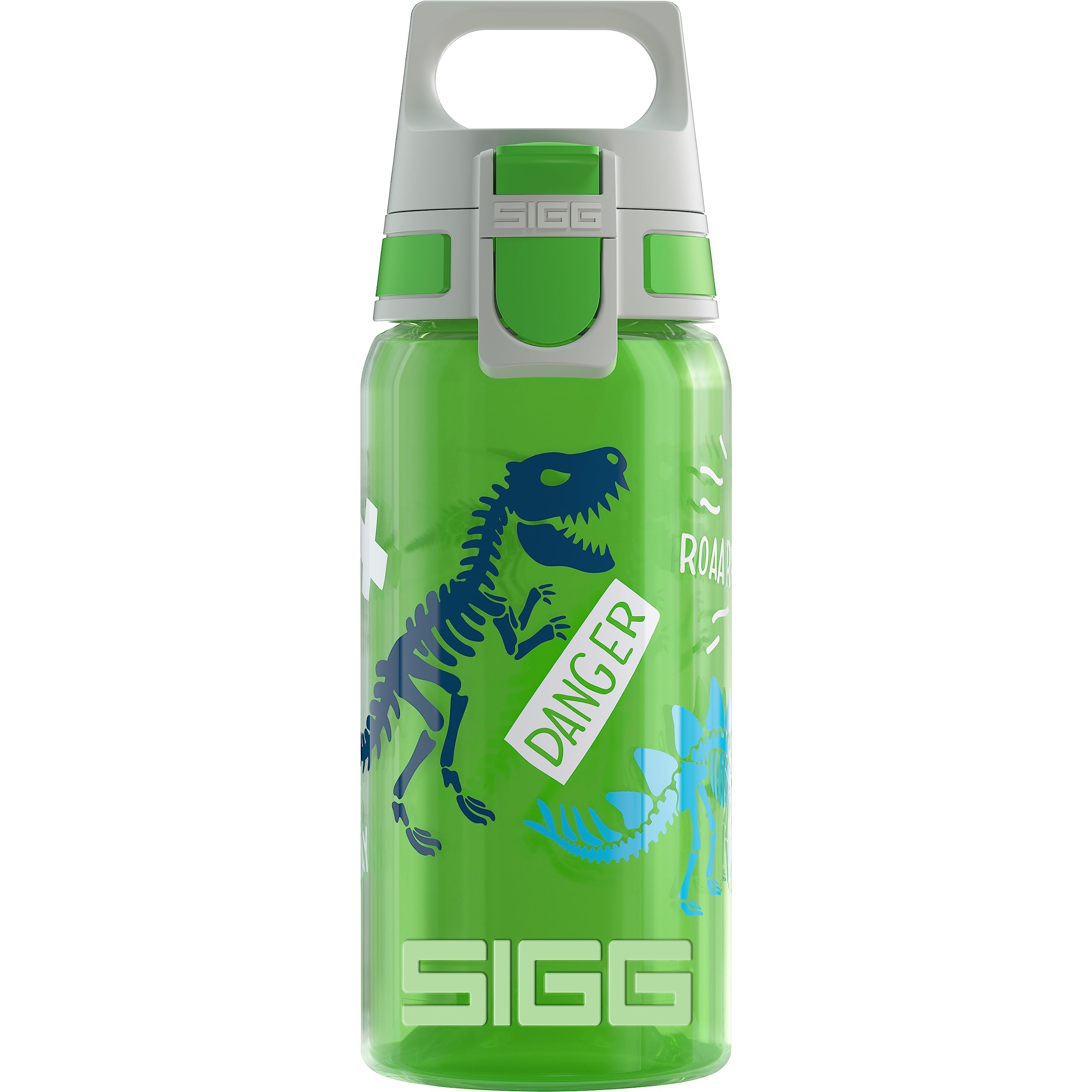 Sigg - Kids Water Bottle - Viva One Jurassica - Suitable For Carbonated Beverages - Leakproof - Dishwasher Safe - Bpa Free - Spo