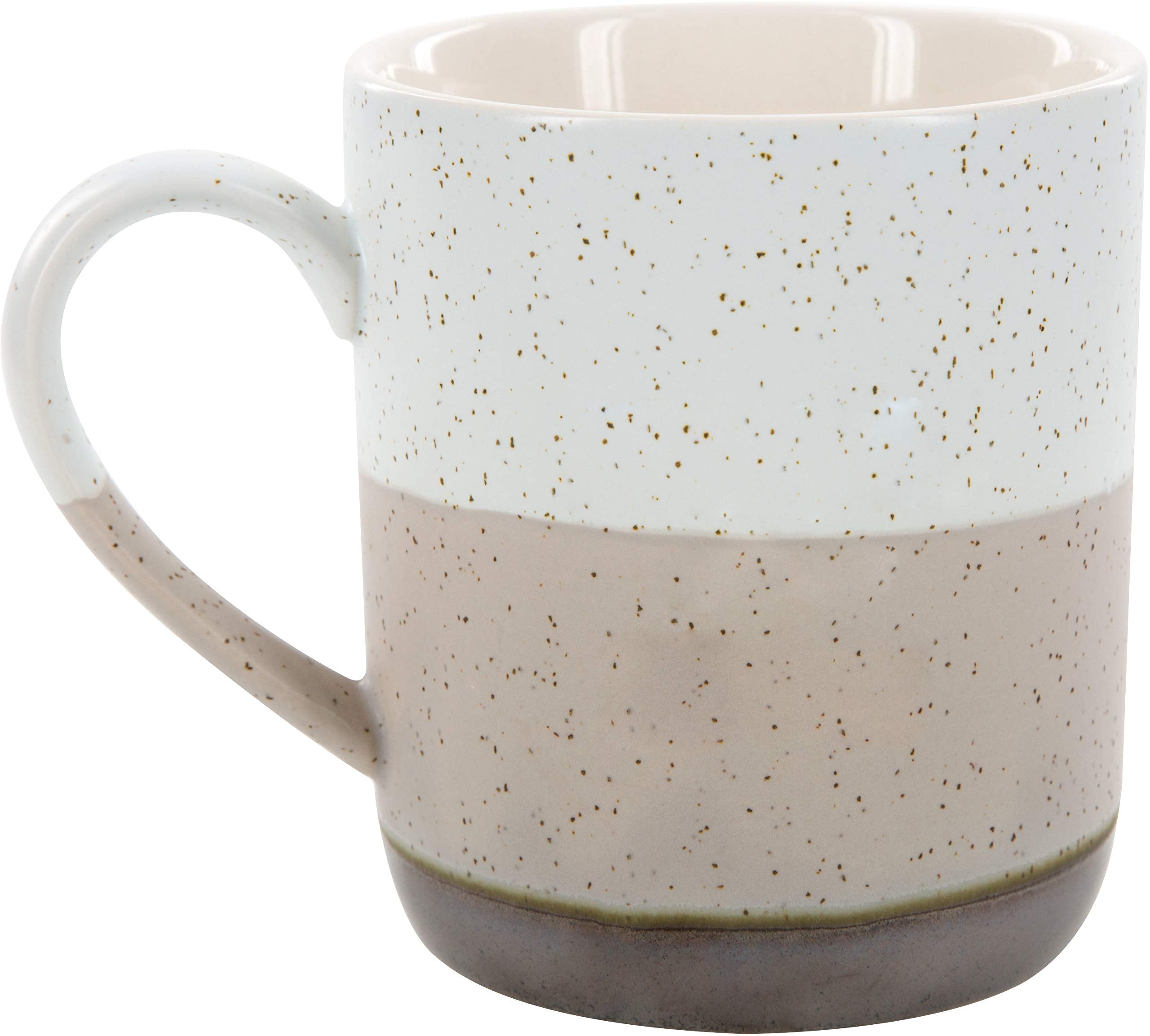 Pavilion Gift Company Large 15 Oz Stoneware Coffee Cup Mug No Hurry No Worry I'M Retired, 1 Count (Pack Of 1), Grey