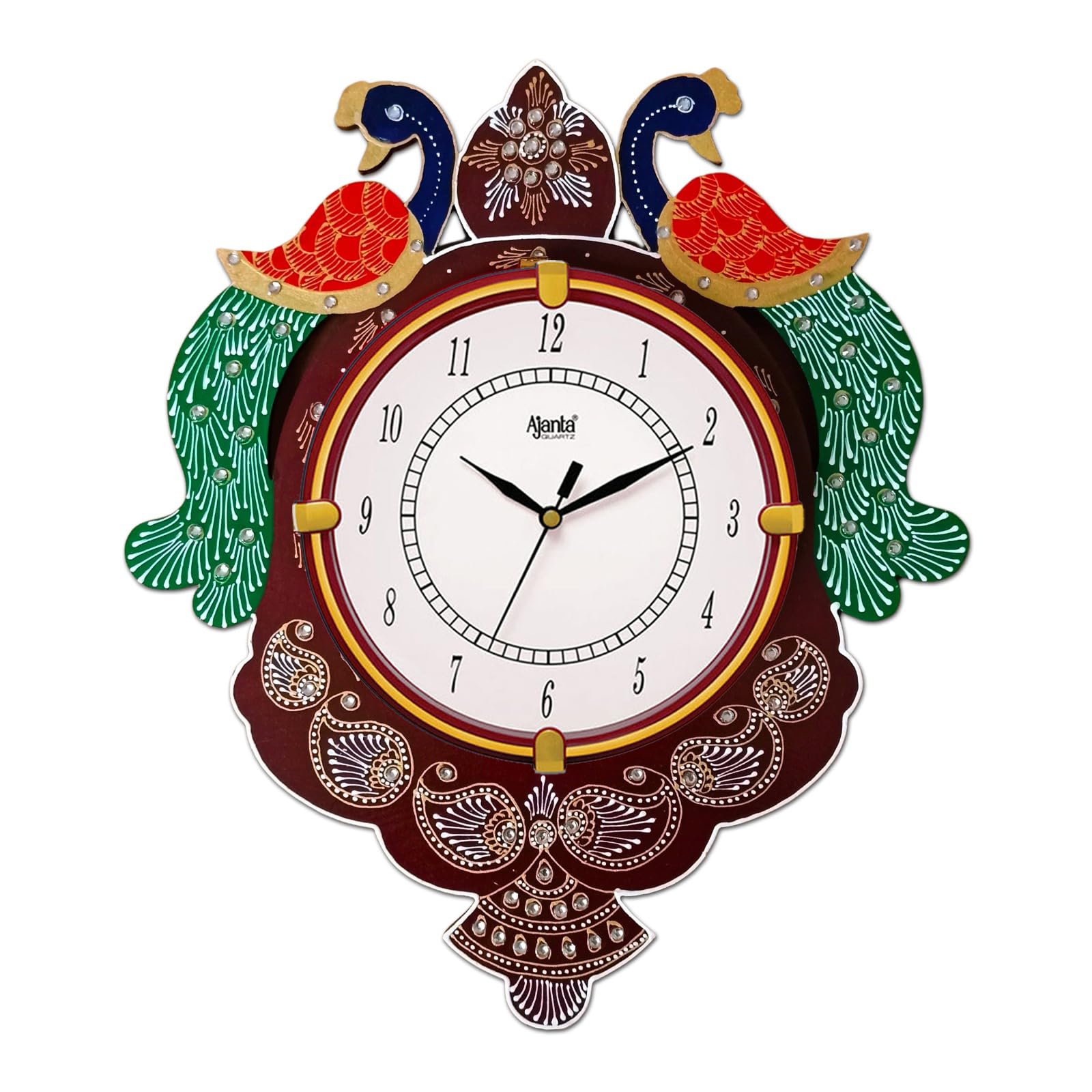 Ajanta Wall Clock Wooden Wall Clock For Home Wall Watch