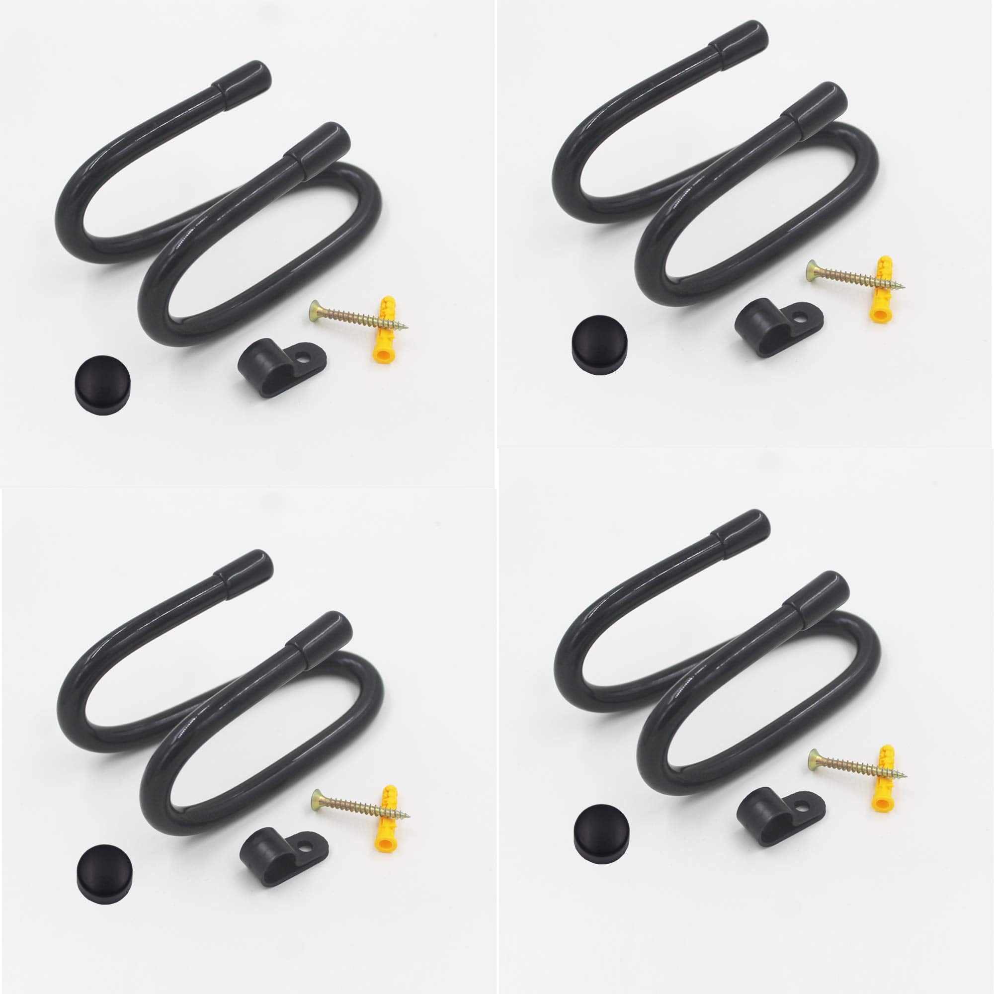 YYST Cowboy Hat Rack Hat Holder Hat Organizer Hat Wall Mount - 4/PK No Hat