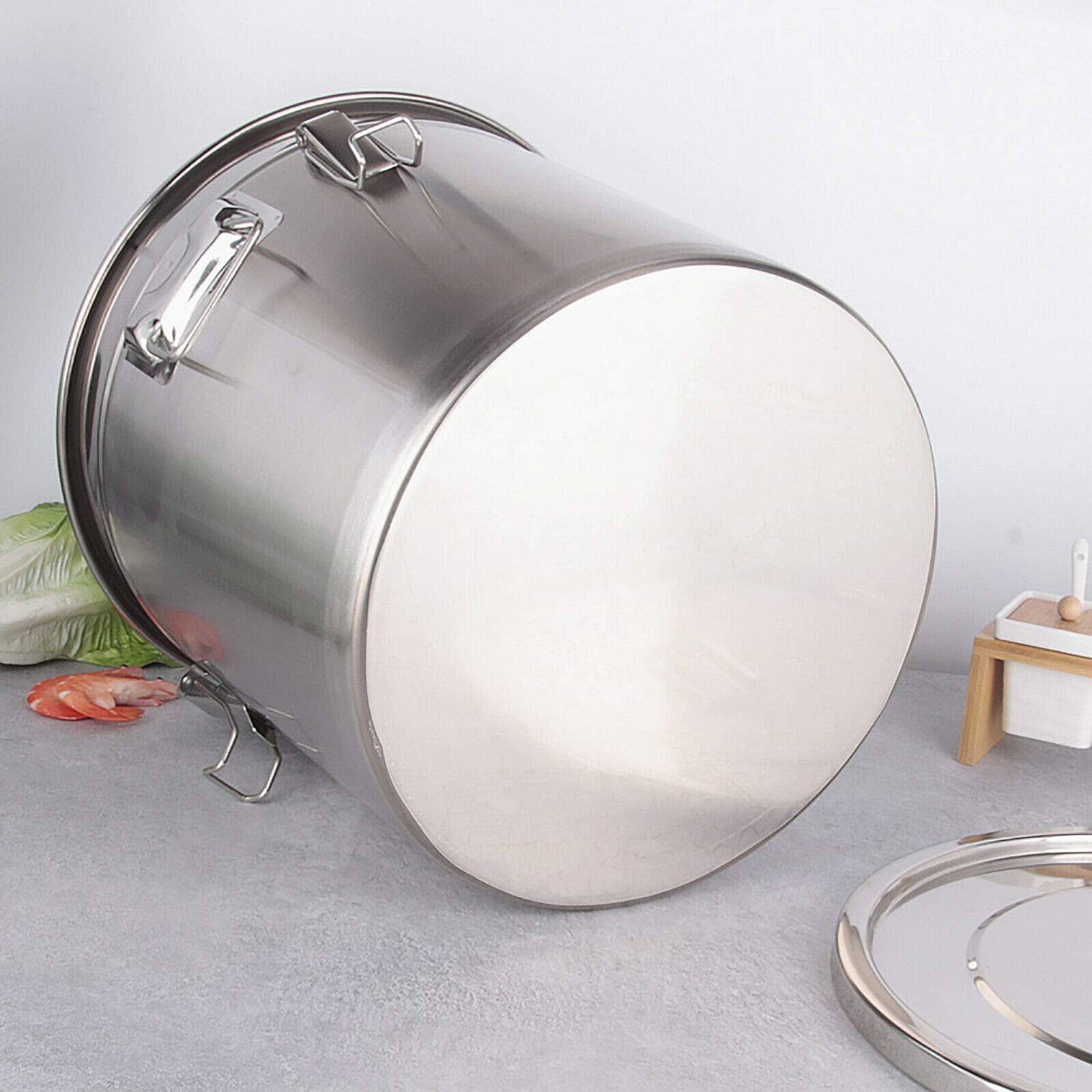 Stainless Steel Airtight Canister For Kitchen, Rice Cereal Grain Canisters Container For Household Kitchen Food Bean Flour Oil S