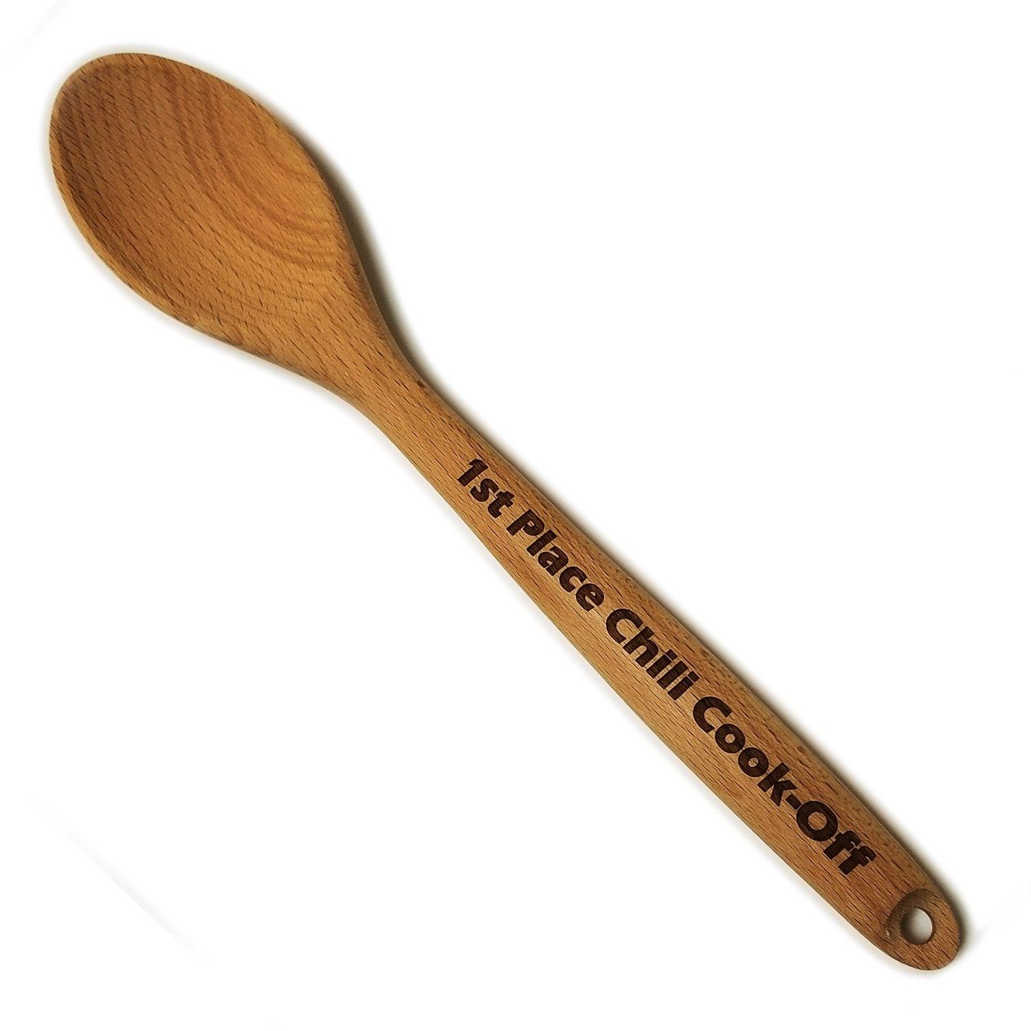 1St Place Chili Cook Off Laser Engraved Custom Wooden Spoon - Gifts For Him, For Her, For Boys, For Girls, For Husband, For Wife