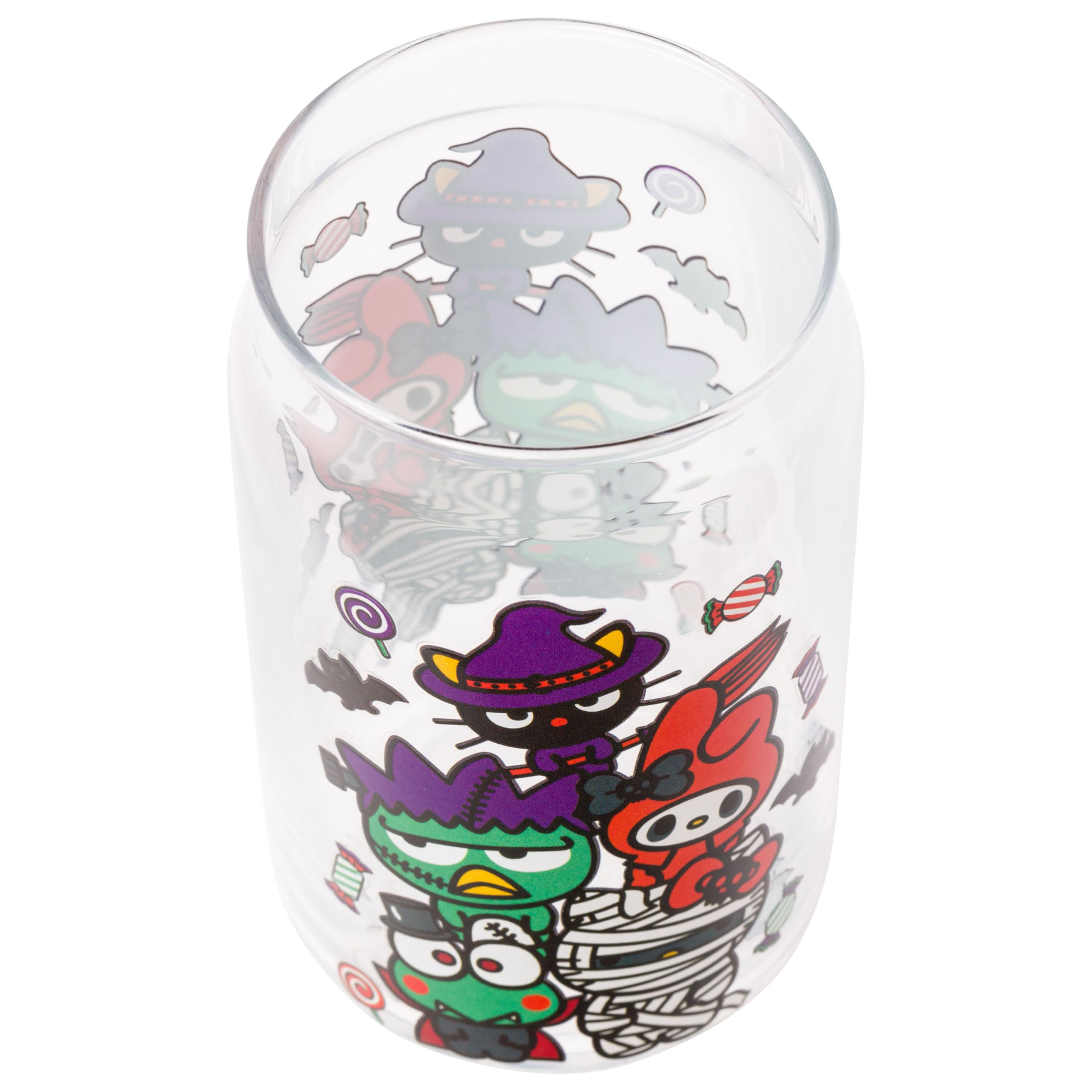 Silver Buffalo Sanrio Hello Kitty & Friends Halloween Spooky Badtz-Maru Frankenstein, Chococat Witch, My Melody Ghost, Keroppi V