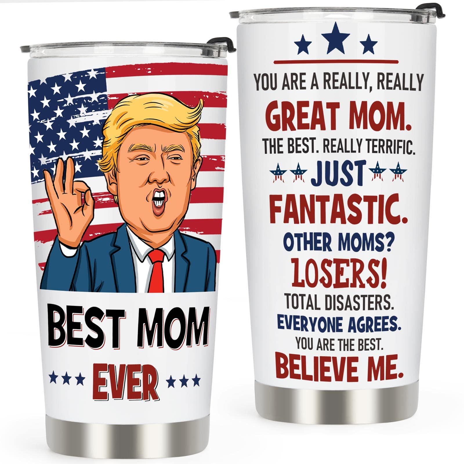 Areok Christmas Gift For Mom From Daughter Son Kids, Best Mom Ever Gifts - Great Mom Mother Gifts, Funny Birthday Gift For Mom,