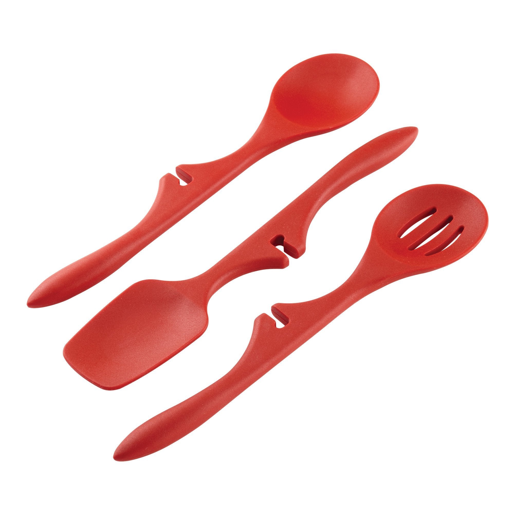 Rachael Ray Silicone Lazy Tools Set, Red, 3-Piece, Tools And Gadgets