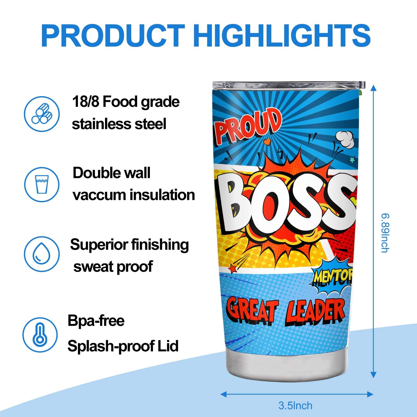 Best Boss Gifts For Men Women,Boss Day Gifts For Men Women,Going Away Gift For Boss,Funny Unique Boss Appreciation Gifts,Christm