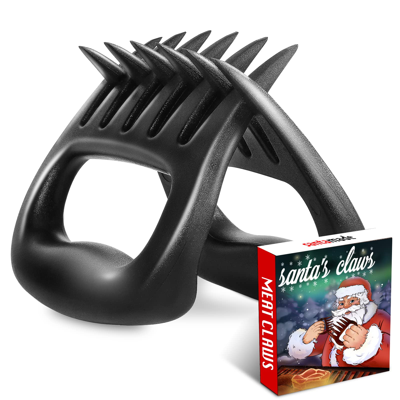 Meat Claws For Shredding, Solid Heavy Duty Meat Shredder Tool Bear Claws - Funny Stocking Stuffers For Men Dad- Smoker Grill Acc