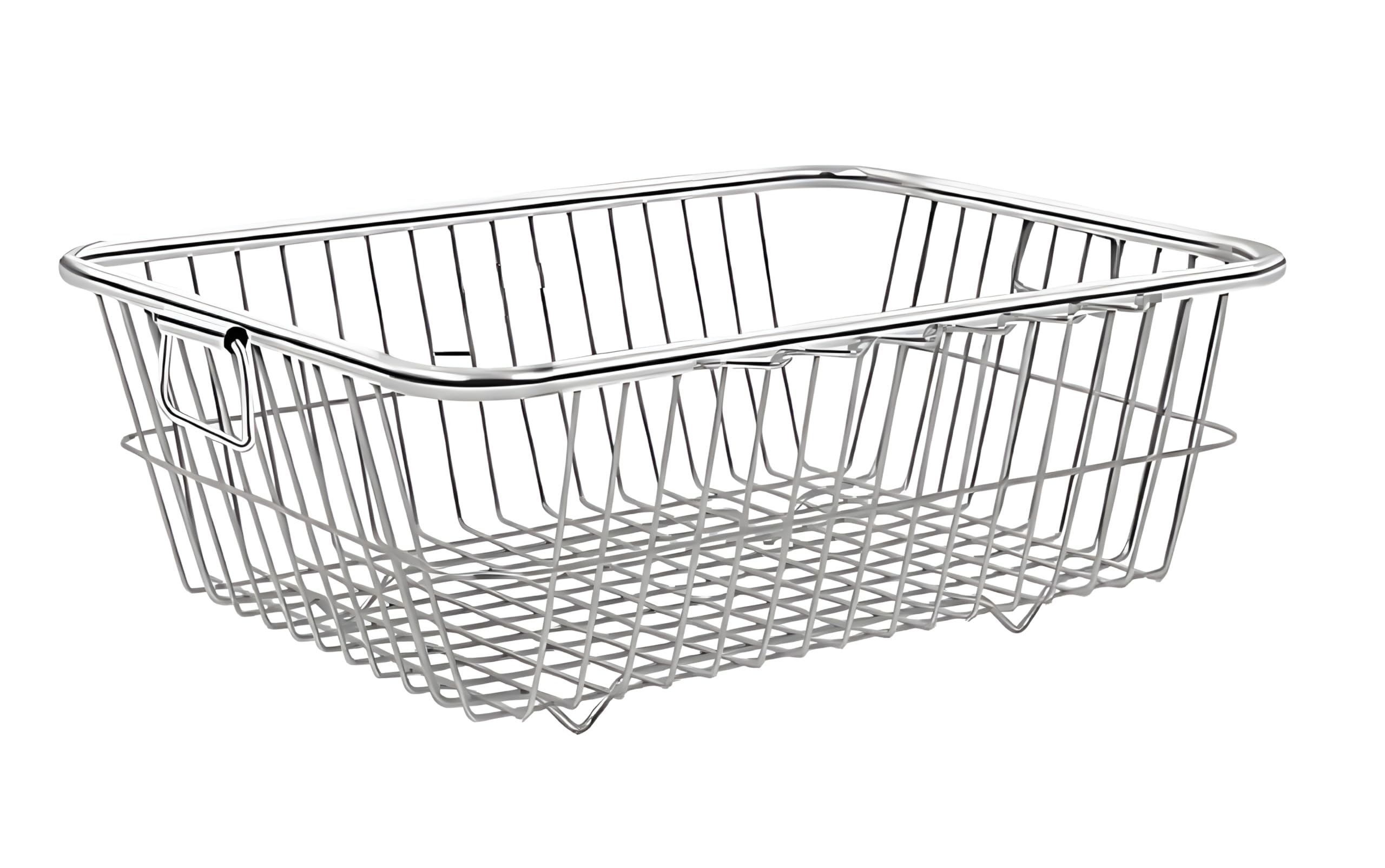 Supras Trading House Stainless Steel Dish Drainer Basket Tokra For Kitchen Utensils/Dish Drying Rack With Drainer/Bartan Basket/