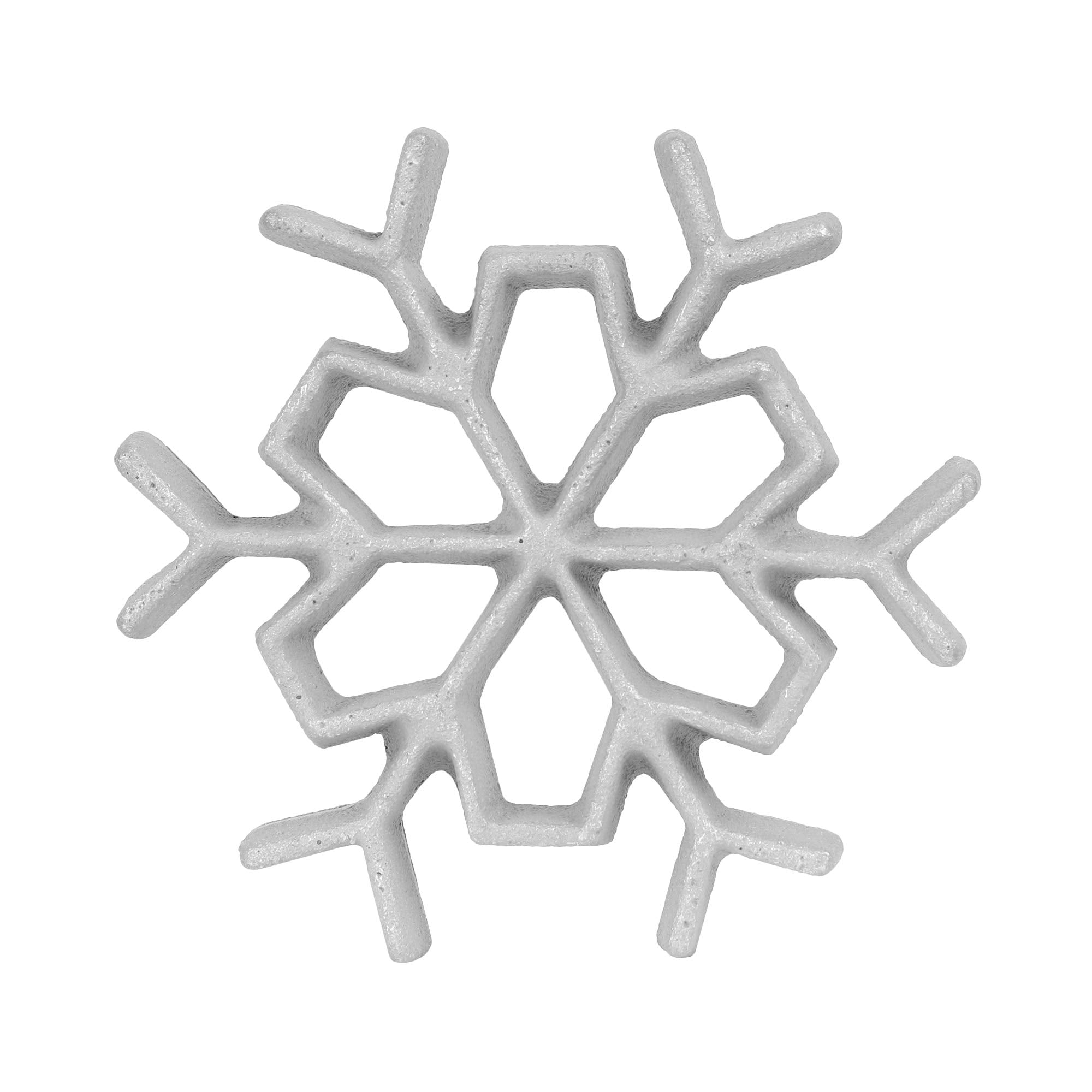 O'Creme Christmas Rosette Iron Snowflake