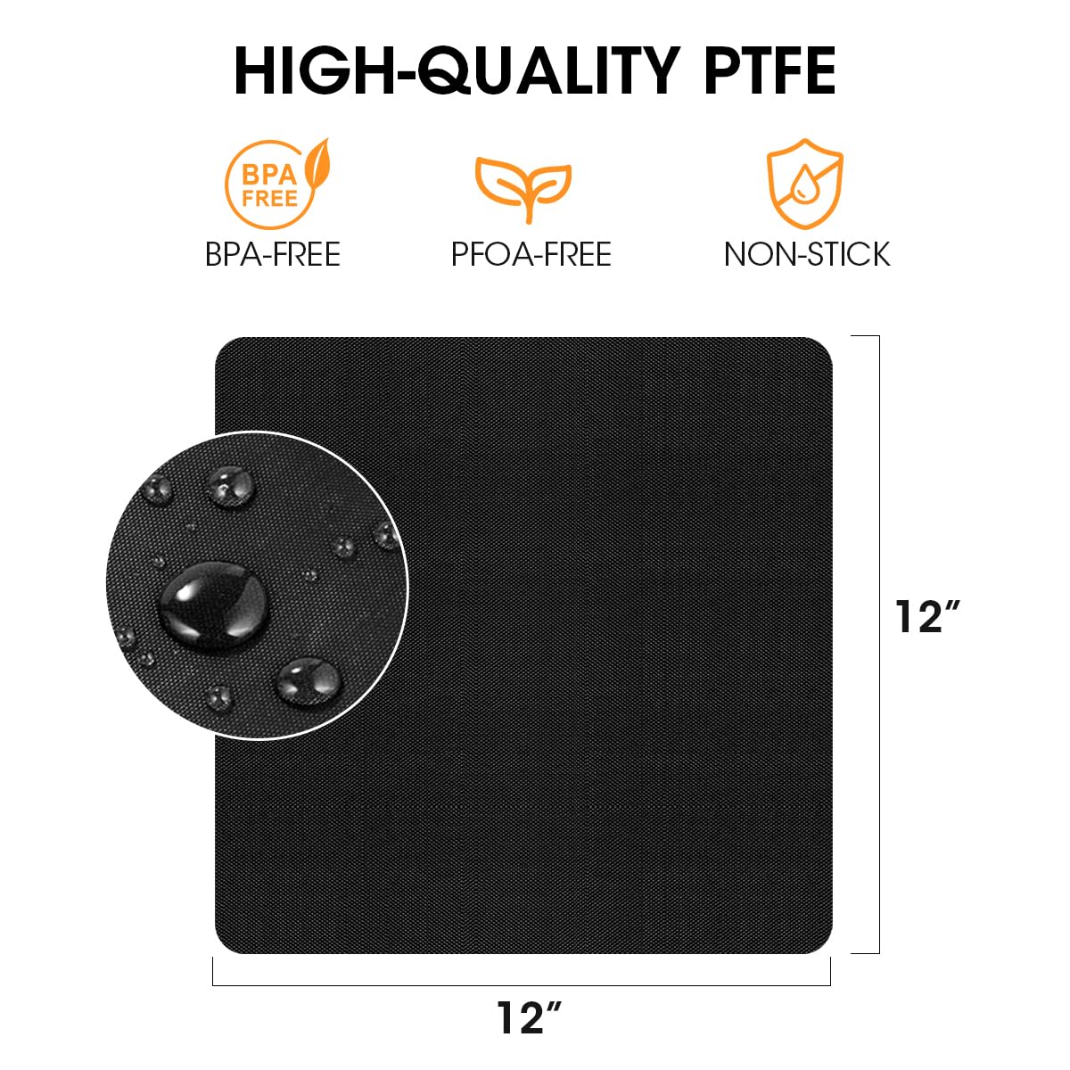 Aieve Air Fryer Oven Liners  Non-stick Mat Baking Compatible with Ninja Foodi SP101 SP201 SP301 Fry Toaster Microwave (3 Pack)