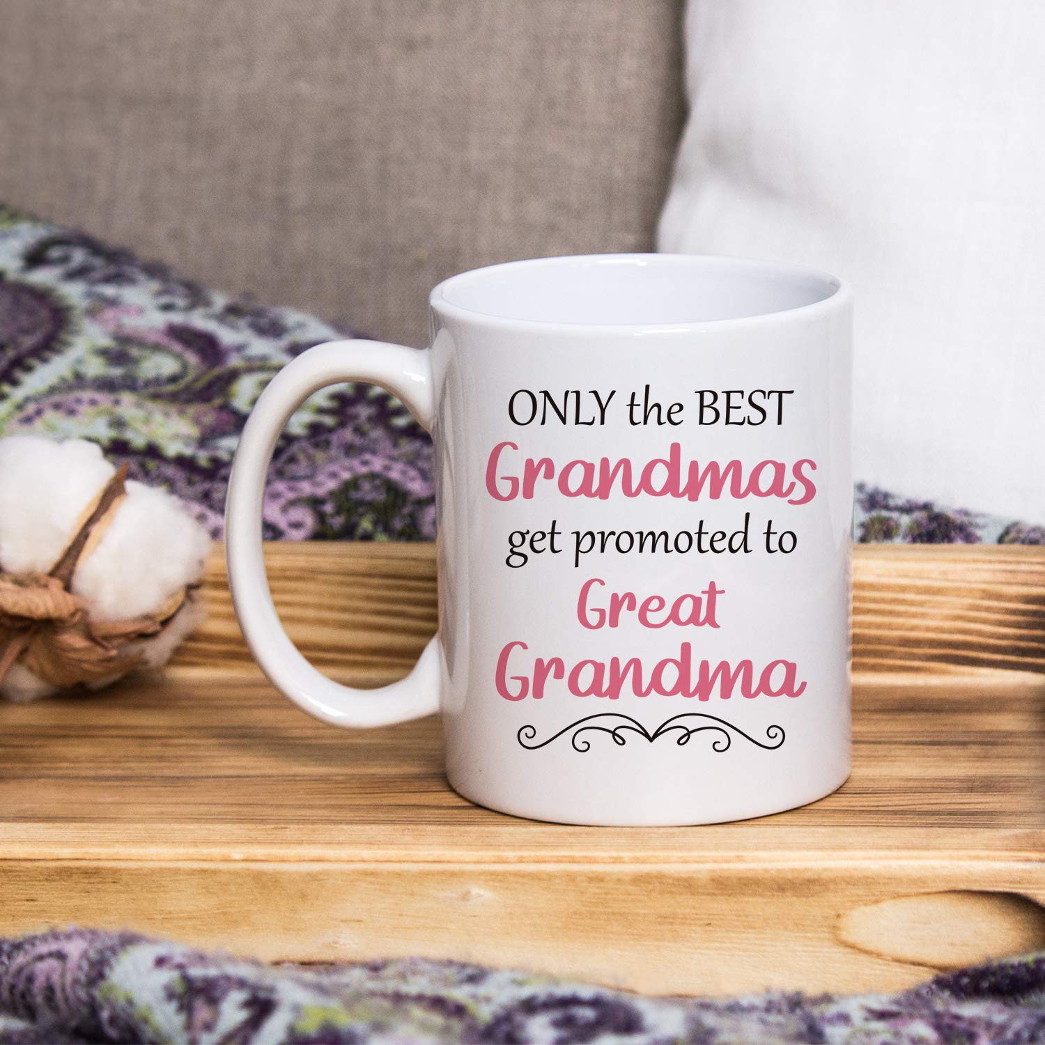 Gifts for Grandma, Grandma Gifts from Grandchildren, Gifts for Grandma Birthday Unique, Coffee Mug for Grandma Announcement Gift